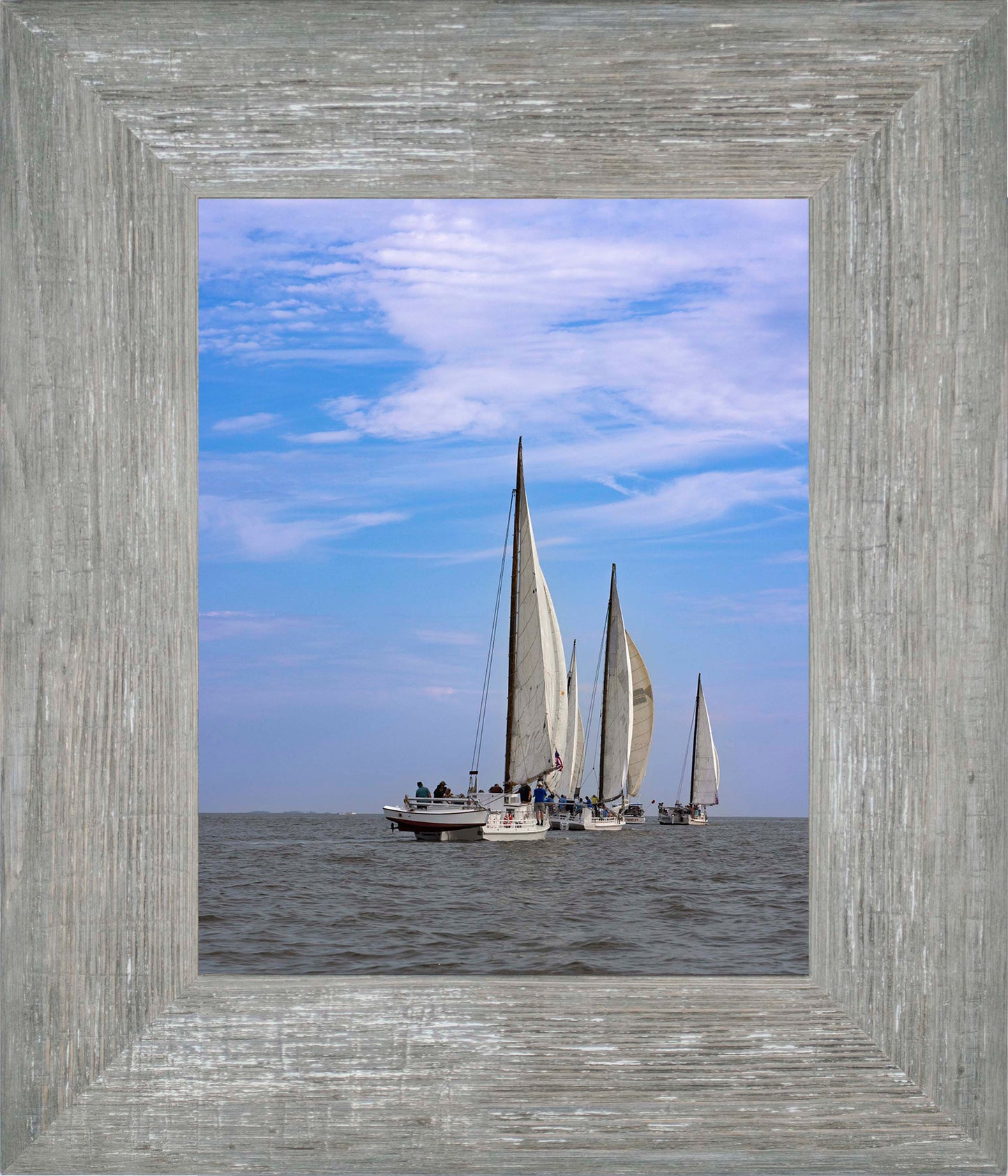 2023 Deal Island Skipjack Races - Committee Boat Run -- Digital Print