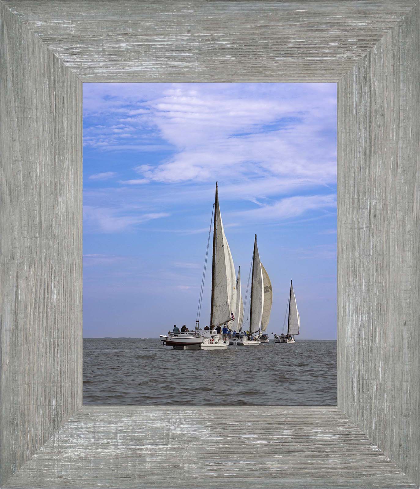 2023 Deal Island Skipjack Races - Committee Boat Run -- Digital Print