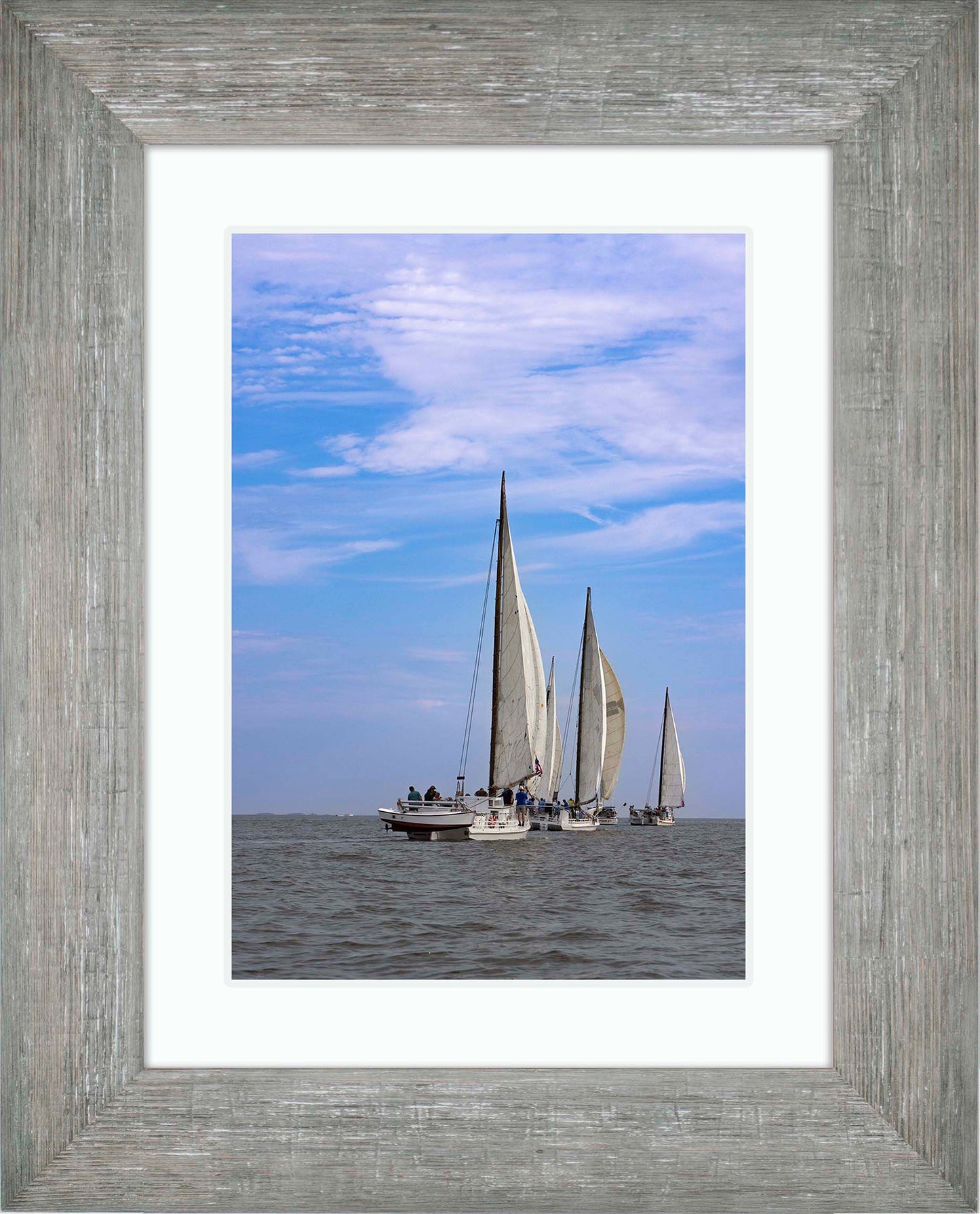2023 Deal Island Skipjack Races - Committee Boat Run -- Digital Print