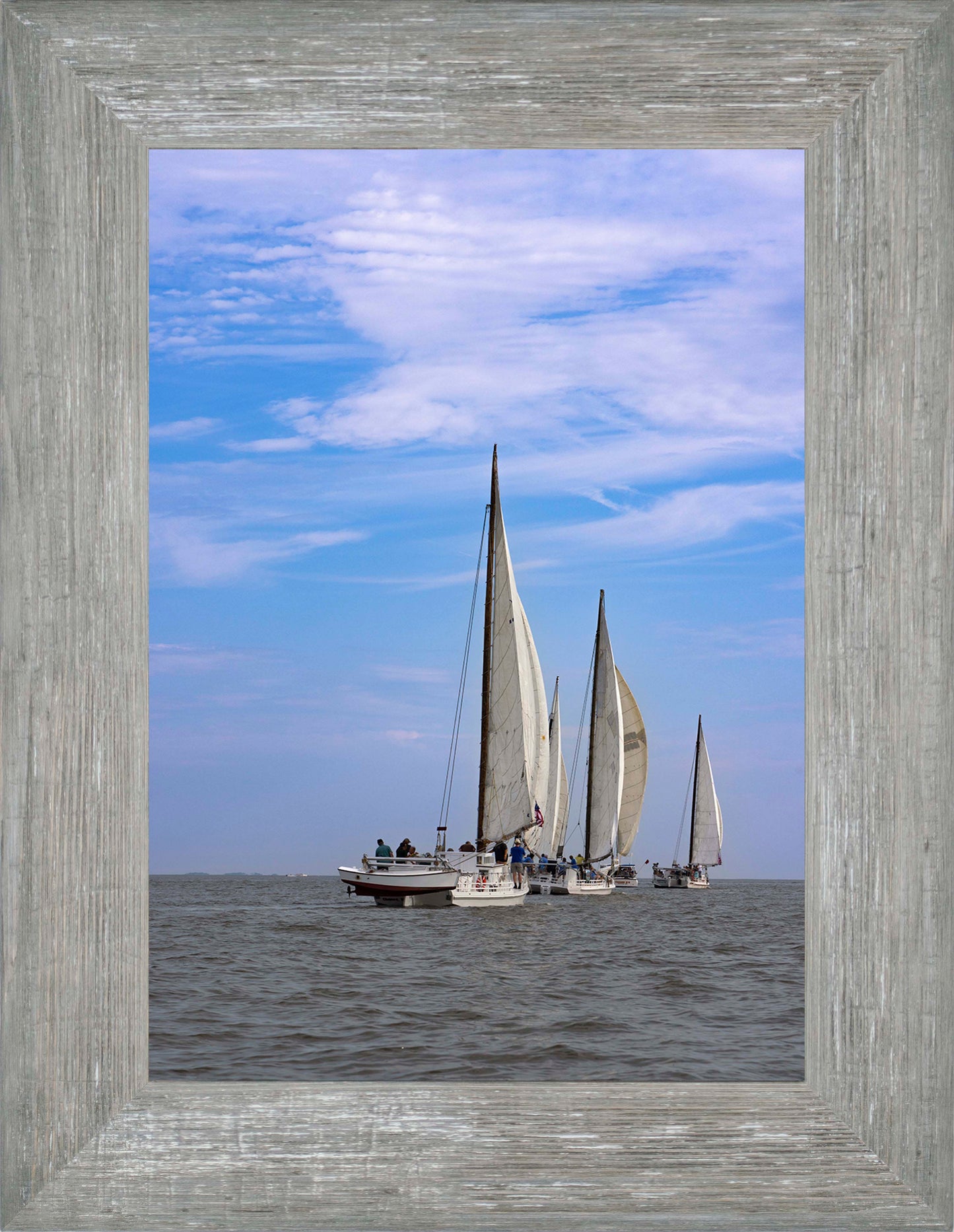 2023 Deal Island Skipjack Races - Committee Boat Run -- Digital Print
