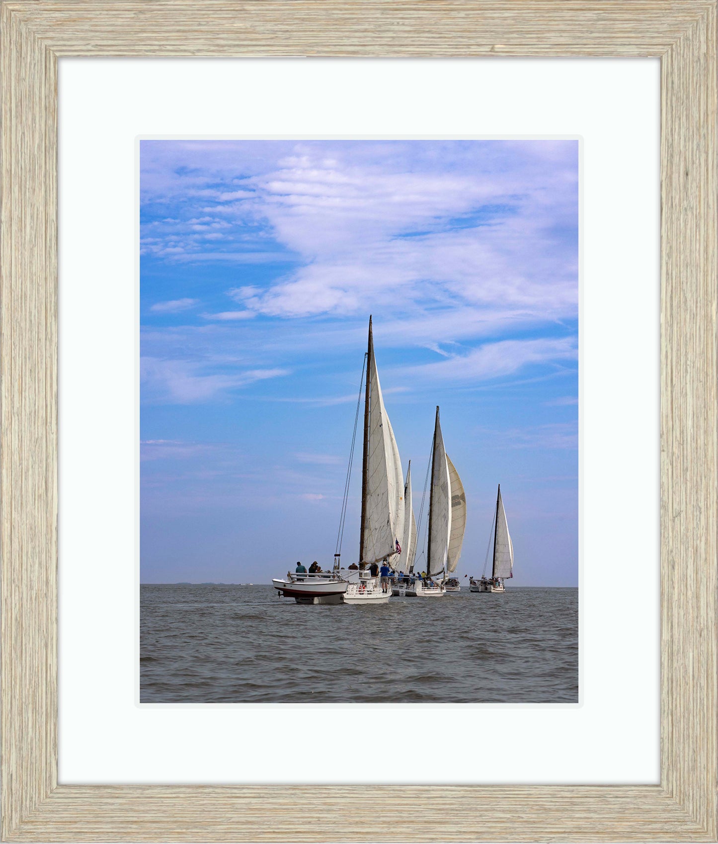 2023 Deal Island Skipjack Races - Committee Boat Run -- Digital Print