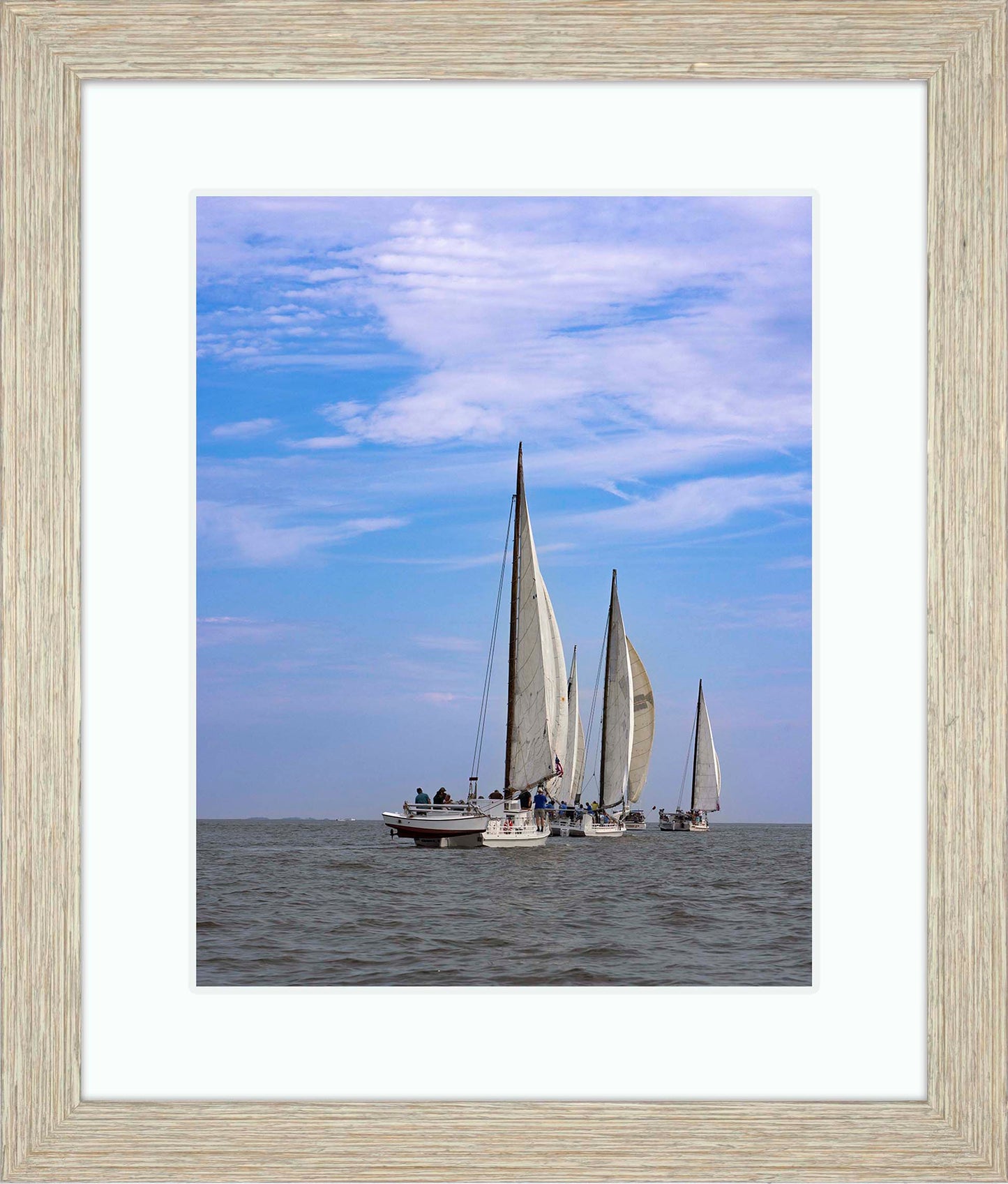 2023 Deal Island Skipjack Races - Committee Boat Run -- Digital Print