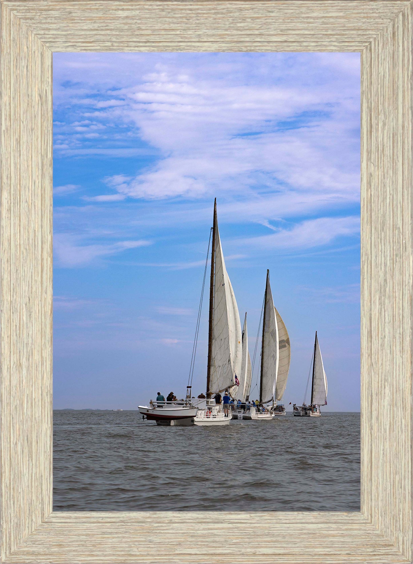 2023 Deal Island Skipjack Races - Committee Boat Run -- Digital Print