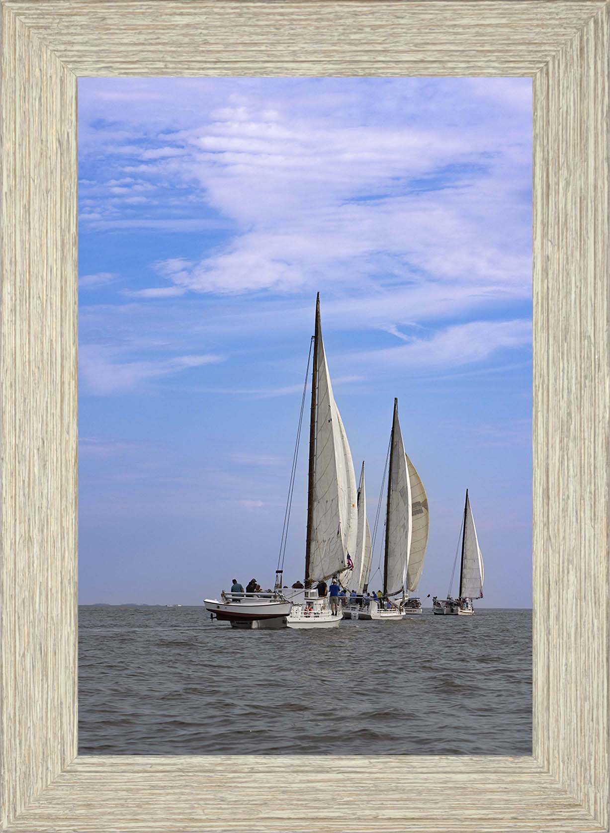 2023 Deal Island Skipjack Races - Committee Boat Run -- Digital Print