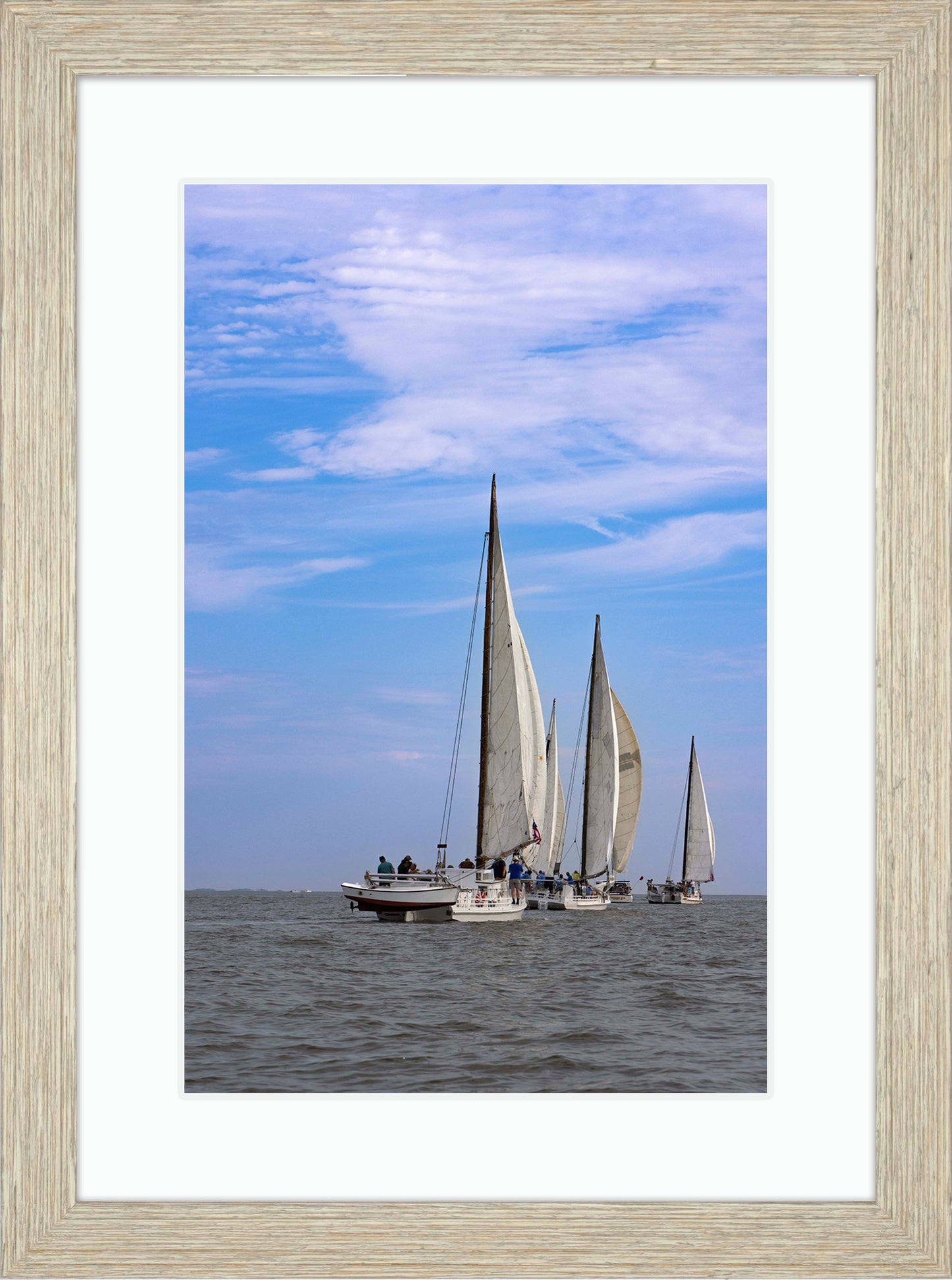 2023 Deal Island Skipjack Races - Committee Boat Run -- Digital Print
