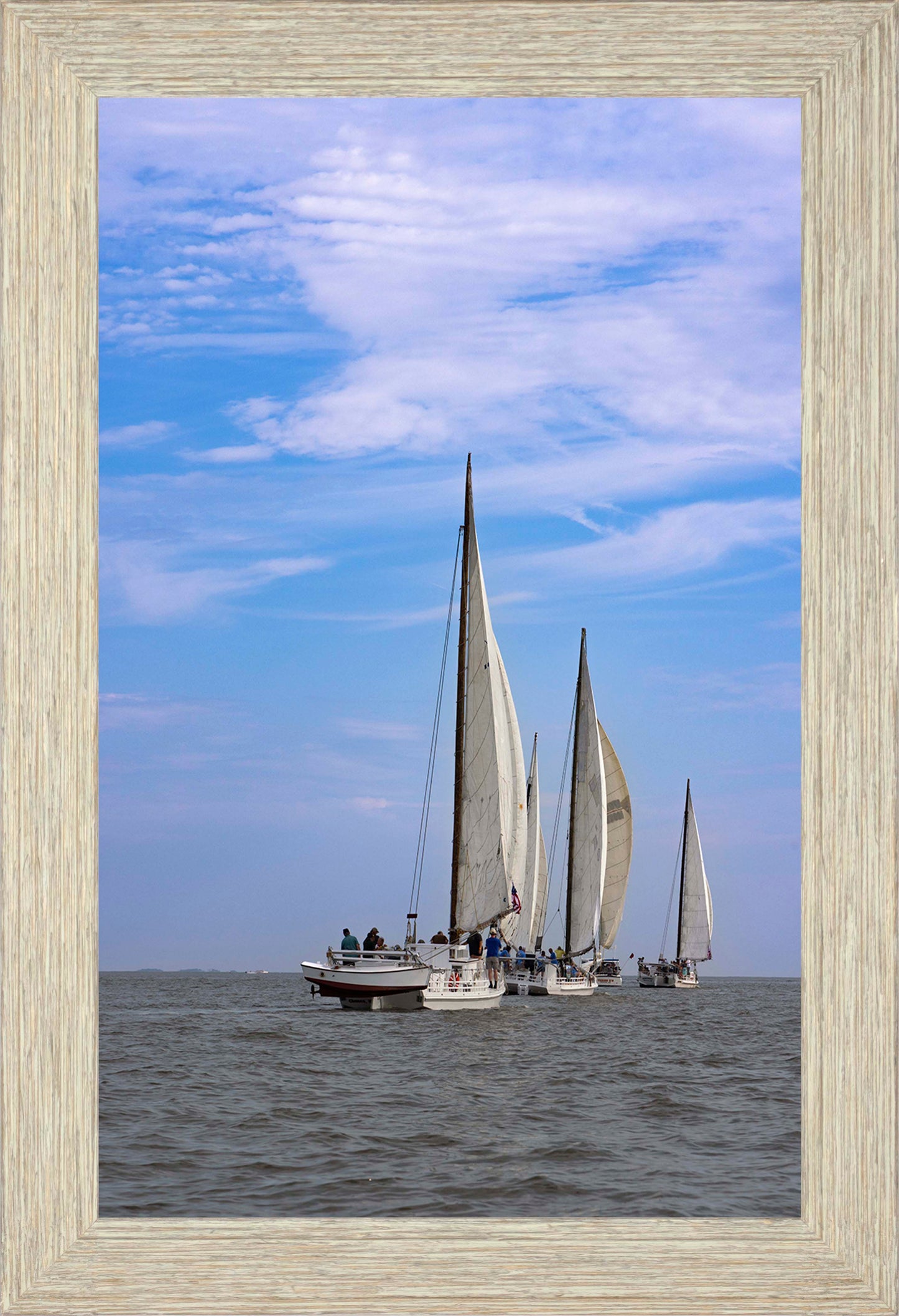 2023 Deal Island Skipjack Races - Committee Boat Run -- Digital Print