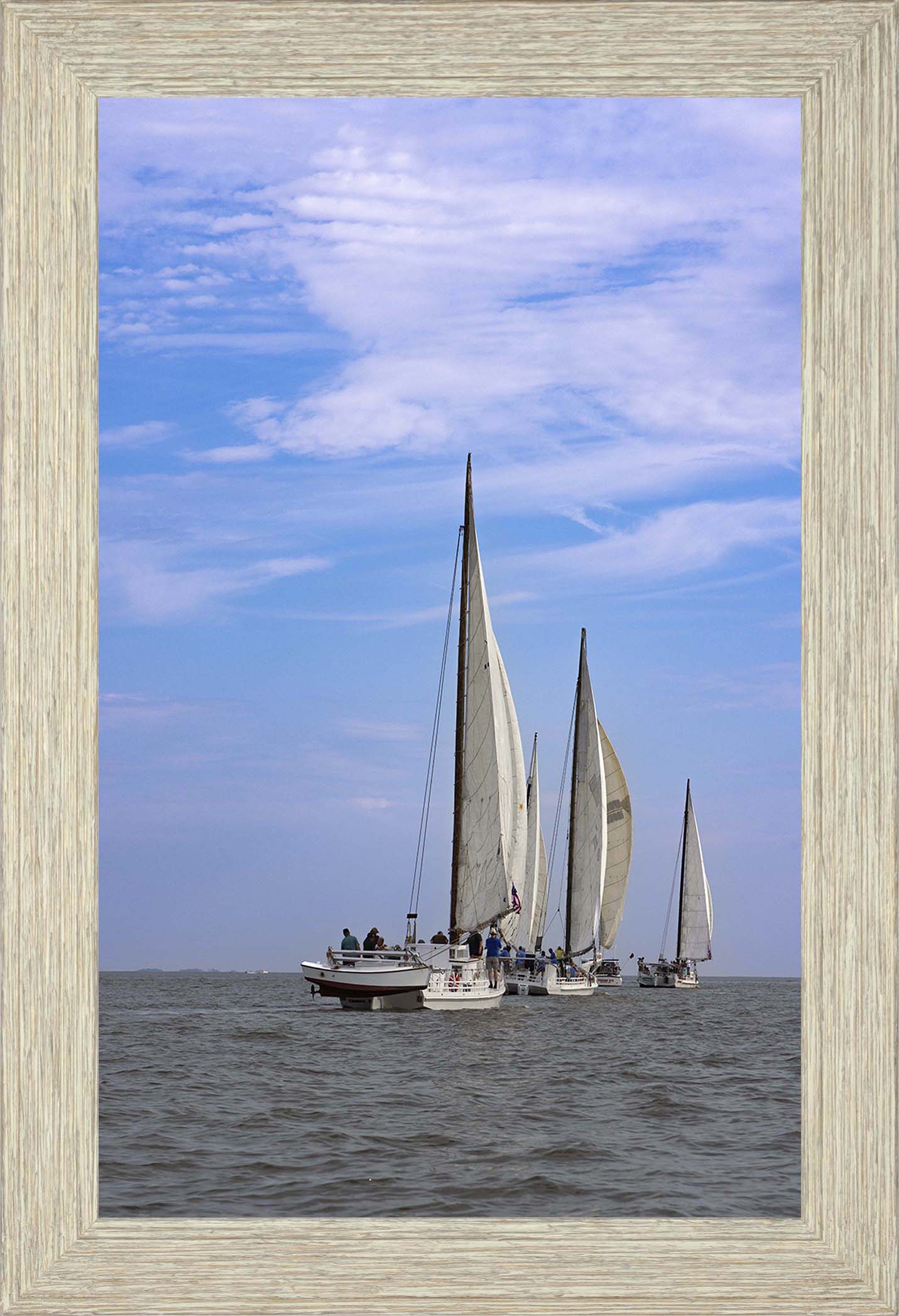 2023 Deal Island Skipjack Races - Committee Boat Run -- Digital Print