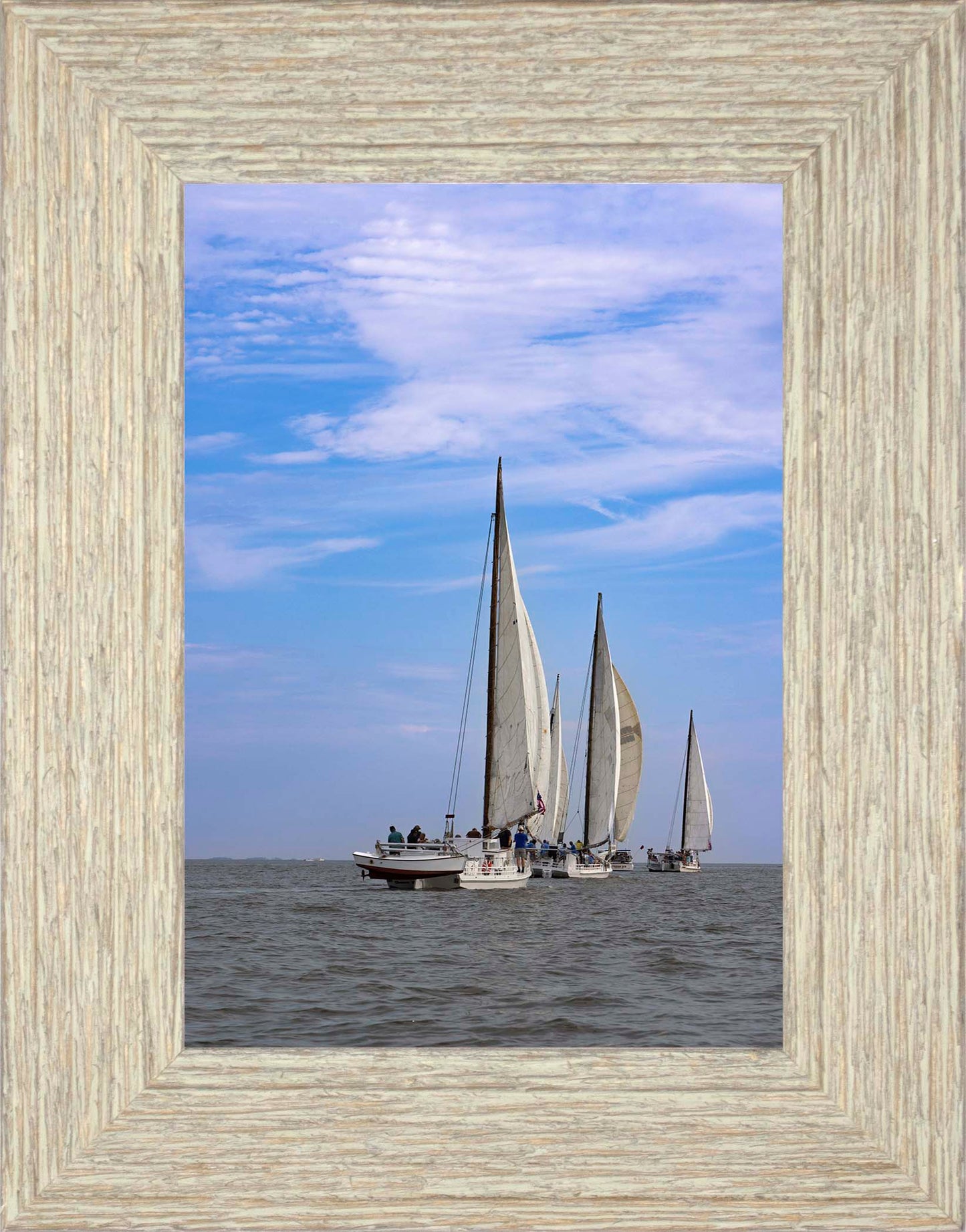 2023 Deal Island Skipjack Races - Committee Boat Run -- Digital Print