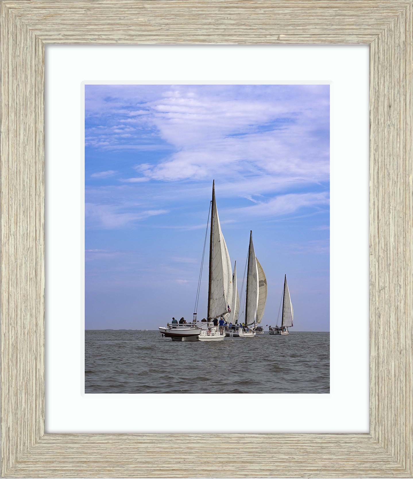 2023 Deal Island Skipjack Races - Committee Boat Run -- Digital Print