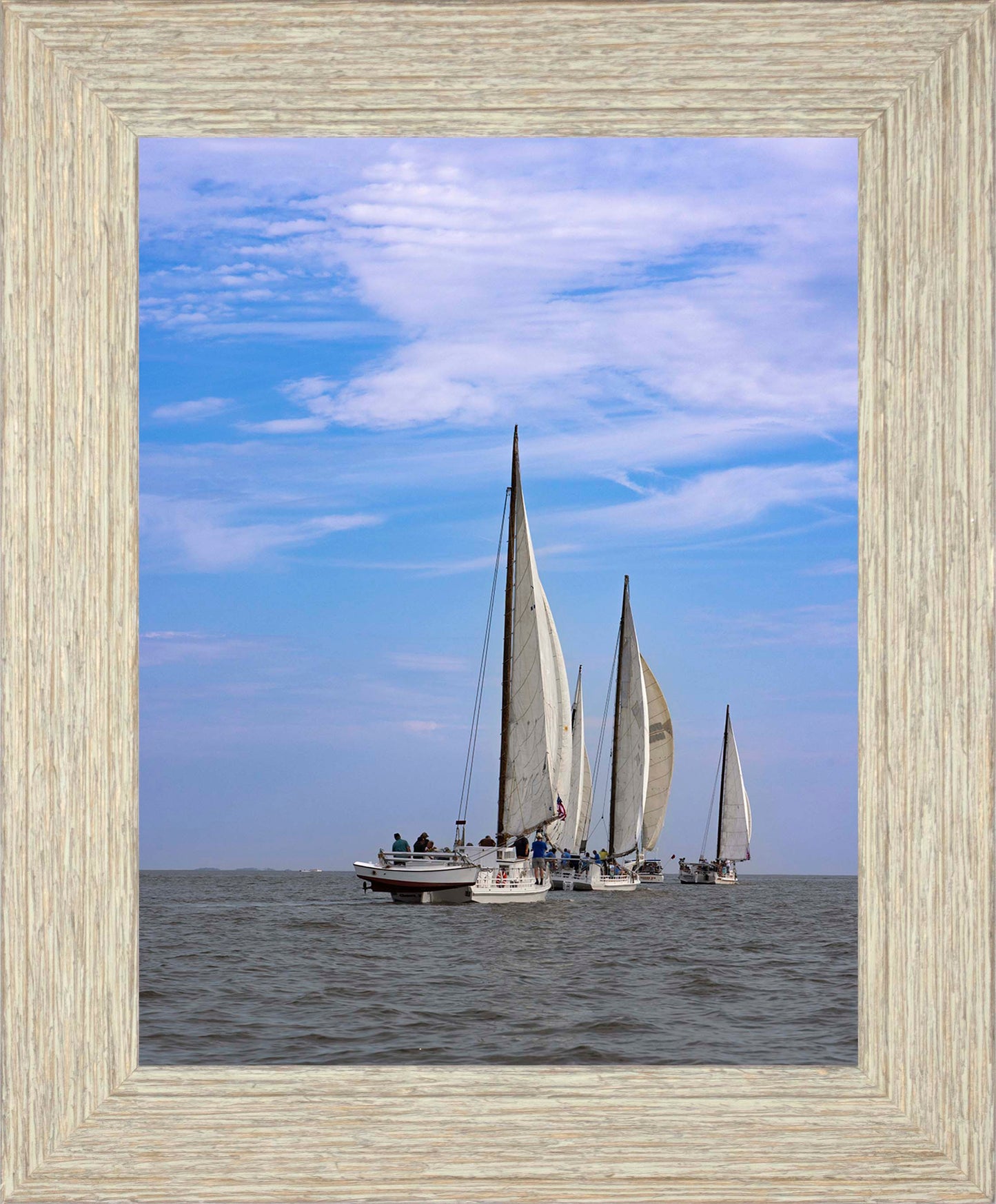 2023 Deal Island Skipjack Races - Committee Boat Run -- Digital Print