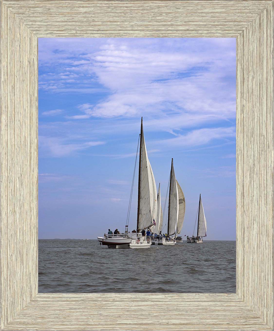 2023 Deal Island Skipjack Races - Committee Boat Run -- Digital Print