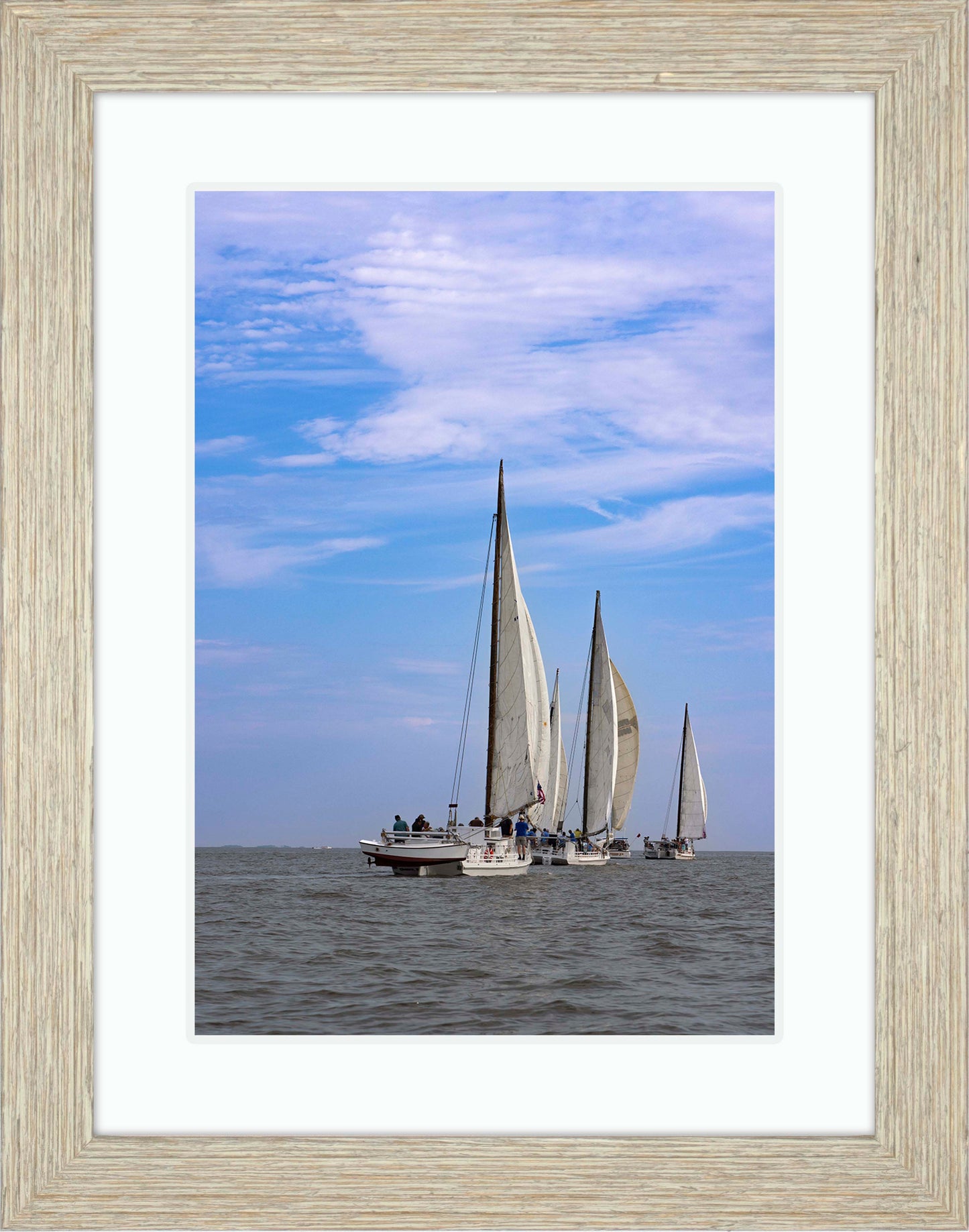 2023 Deal Island Skipjack Races - Committee Boat Run -- Digital Print