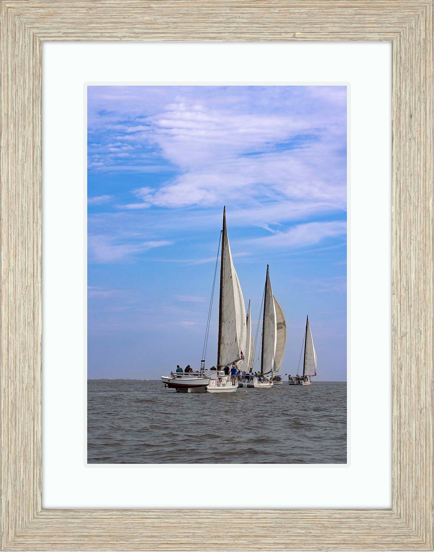 2023 Deal Island Skipjack Races - Committee Boat Run -- Digital Print