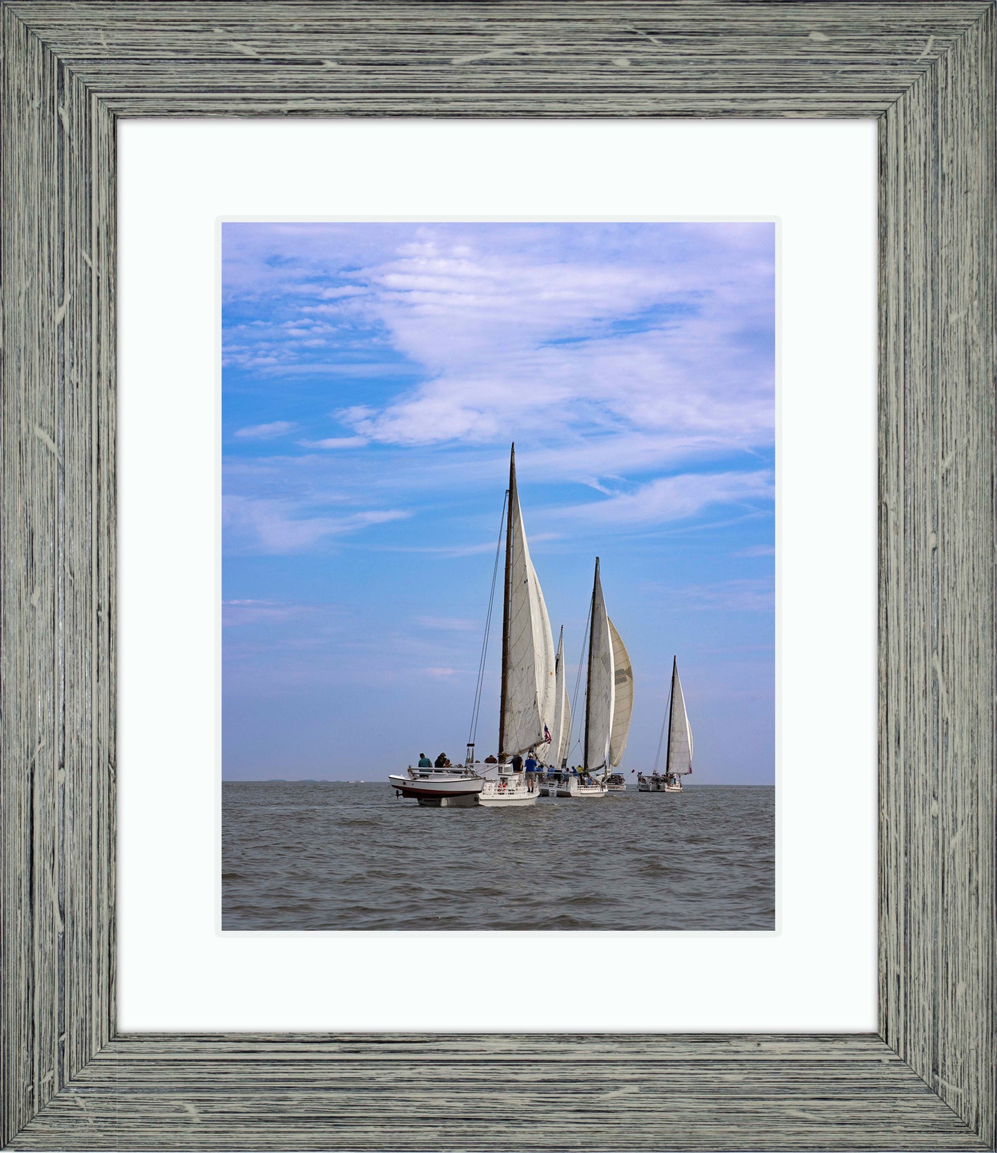 2023 Deal Island Skipjack Races - Committee Boat Run -- Digital Print