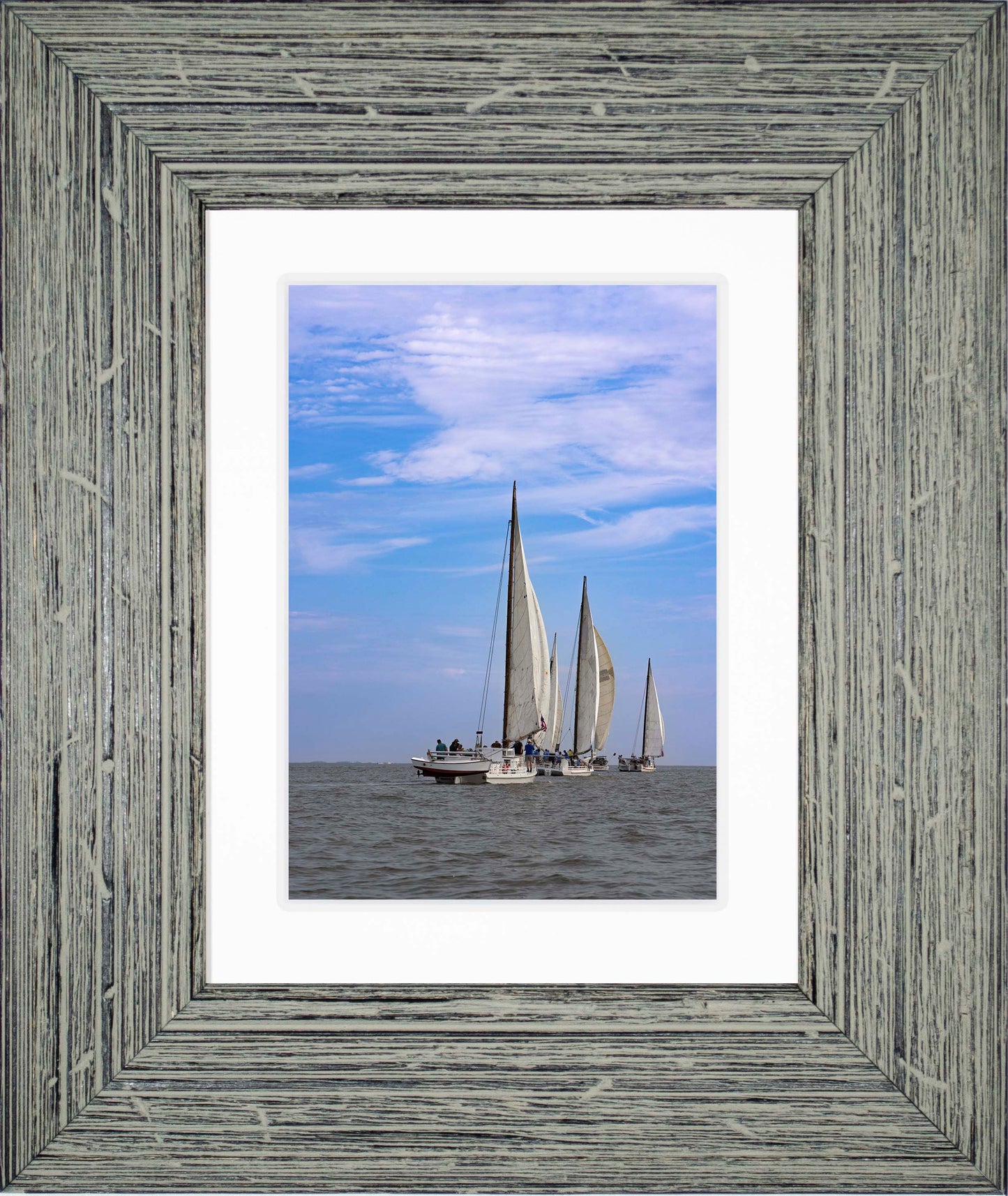 2023 Deal Island Skipjack Races - Committee Boat Run -- Digital Print