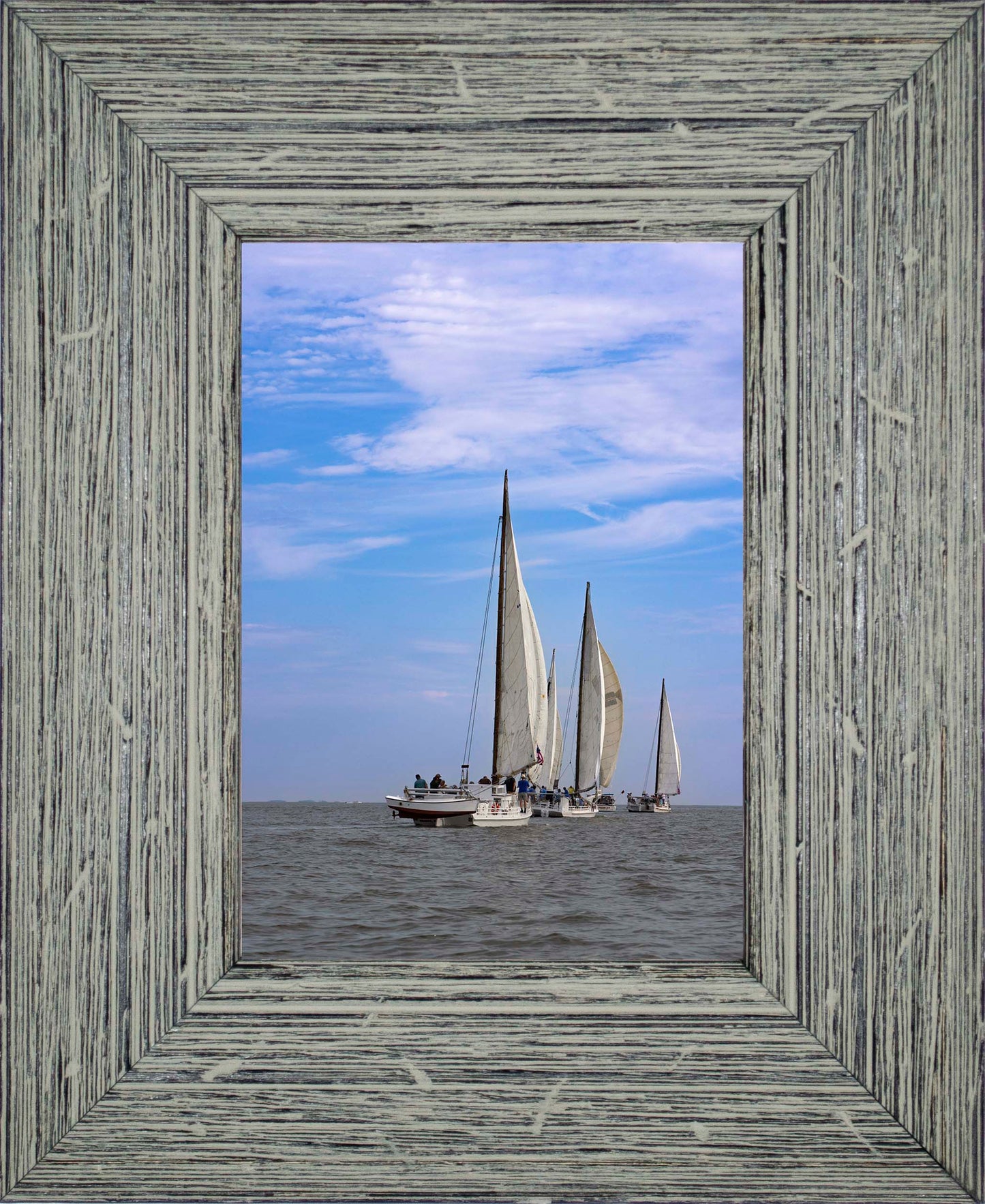 2023 Deal Island Skipjack Races - Committee Boat Run -- Digital Print