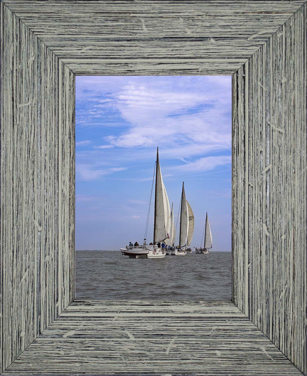 2023 Deal Island Skipjack Races - Committee Boat Run -- Digital Print
