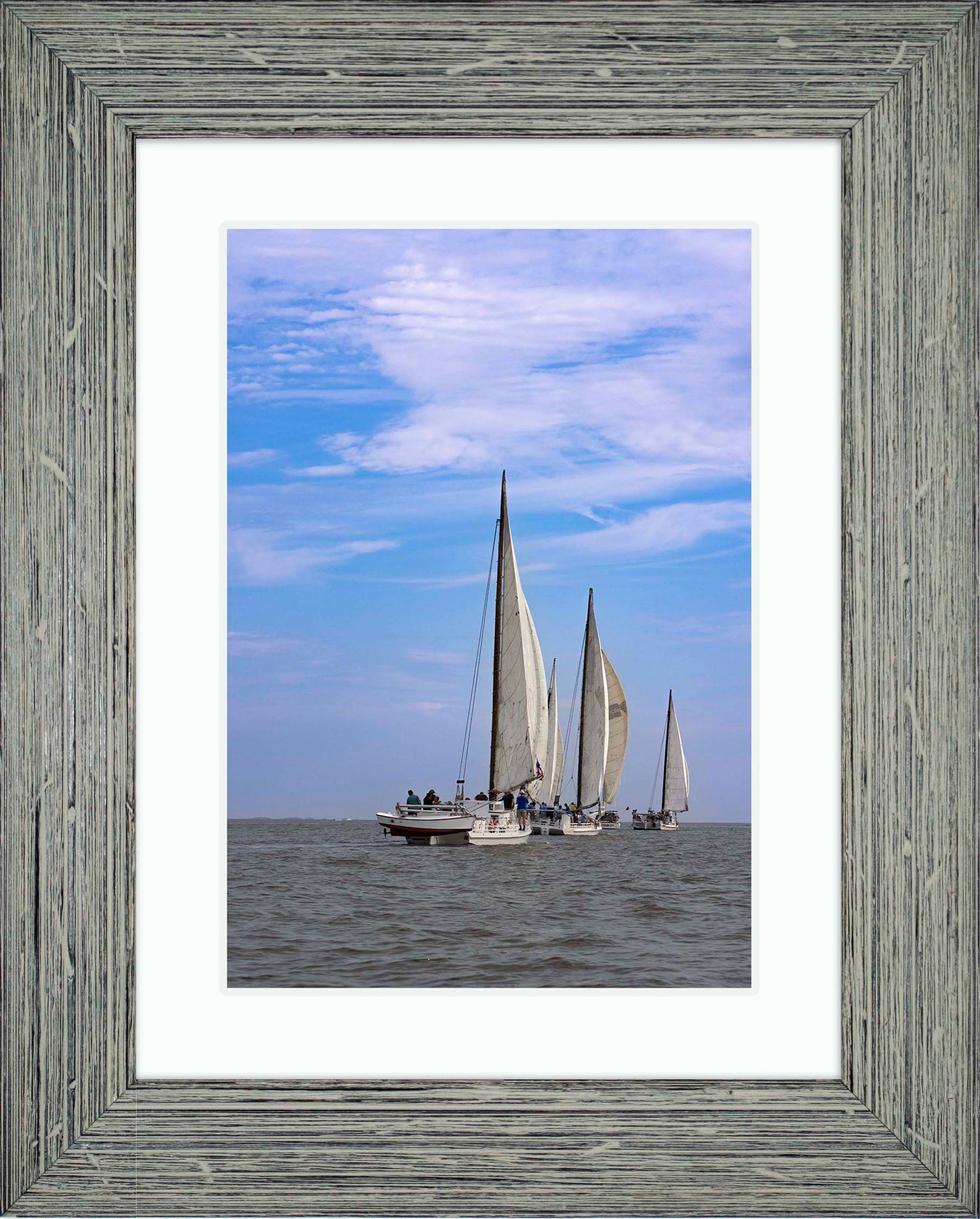 2023 Deal Island Skipjack Races - Committee Boat Run -- Digital Print