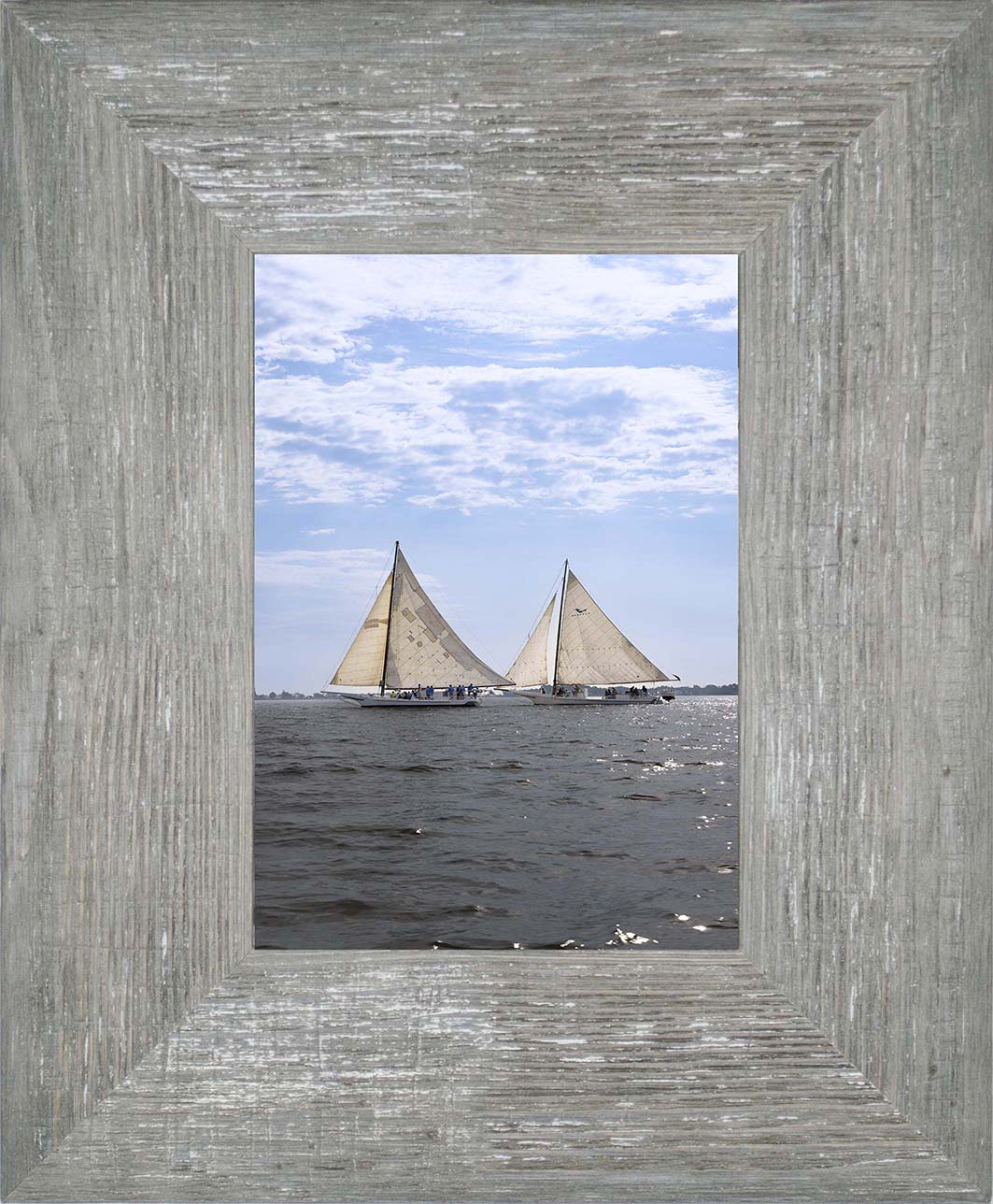2023 Deal Island Skipjack Races - Fannie Dougherty Leads the Han Em Harve (Color) -- Digital Print