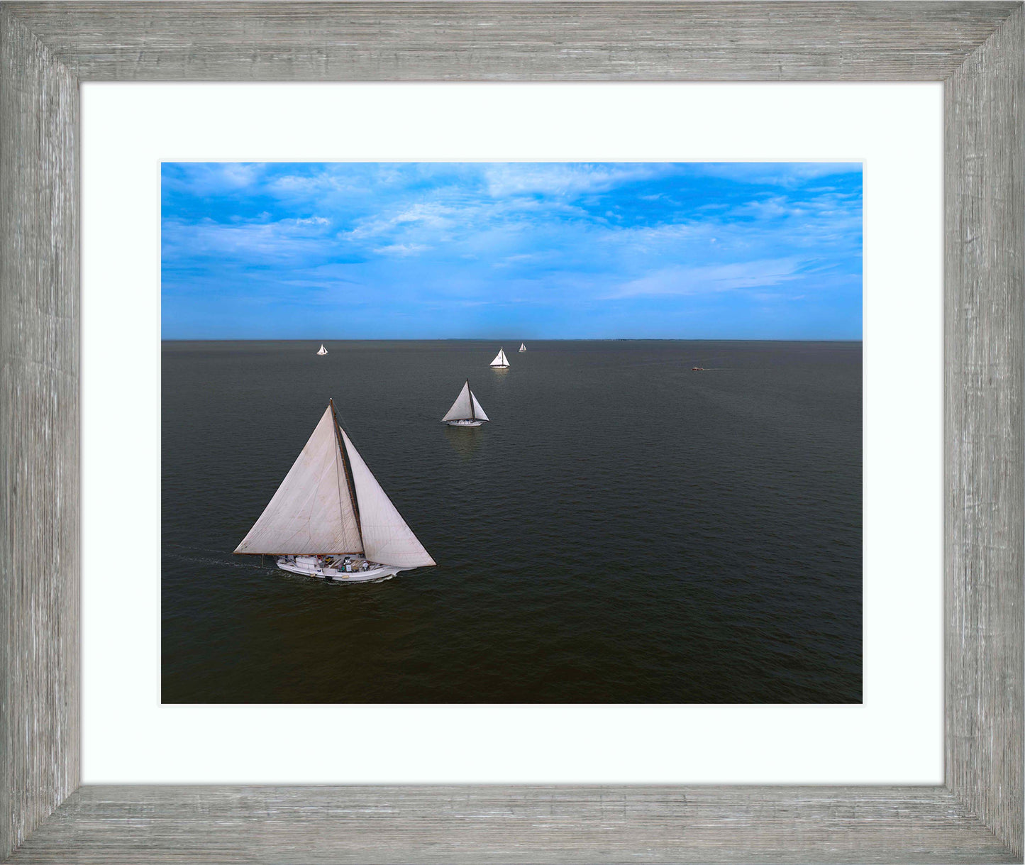 2023 Deal Island Skipjack Races - Four in Line -- Digital Print