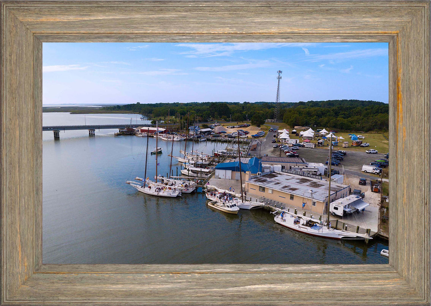 2023 Deal Island Skipjack Races - Preparing to be Blessed -- Digital Print
