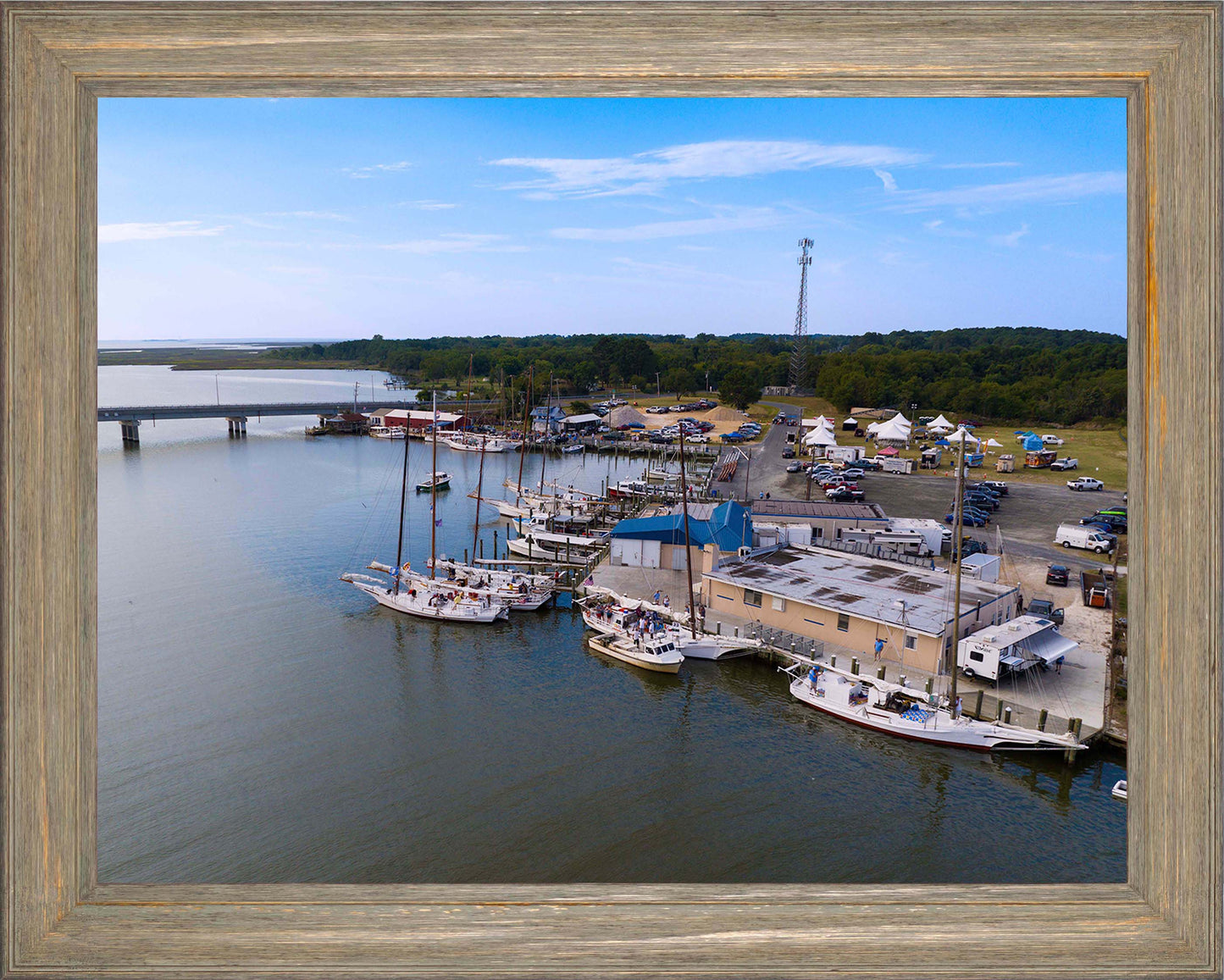 2023 Deal Island Skipjack Races - Preparing to be Blessed -- Digital Print