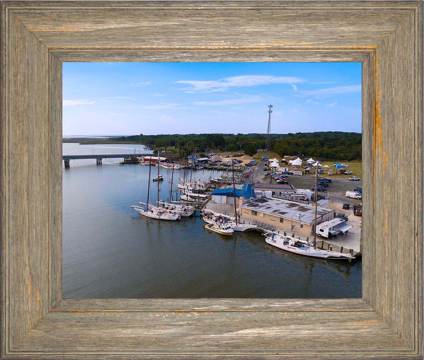 2023 Deal Island Skipjack Races - Preparing to be Blessed -- Digital Print