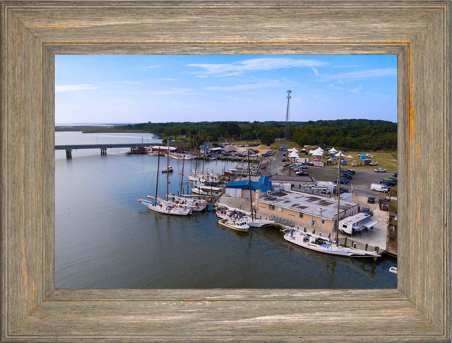 2023 Deal Island Skipjack Races - Preparing to be Blessed -- Digital Print