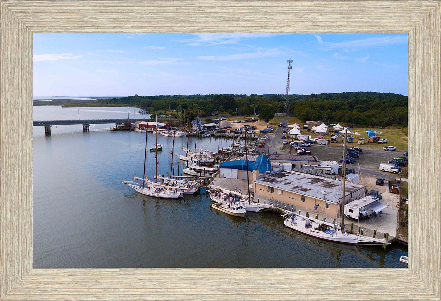 2023 Deal Island Skipjack Races - Preparing to be Blessed -- Digital Print