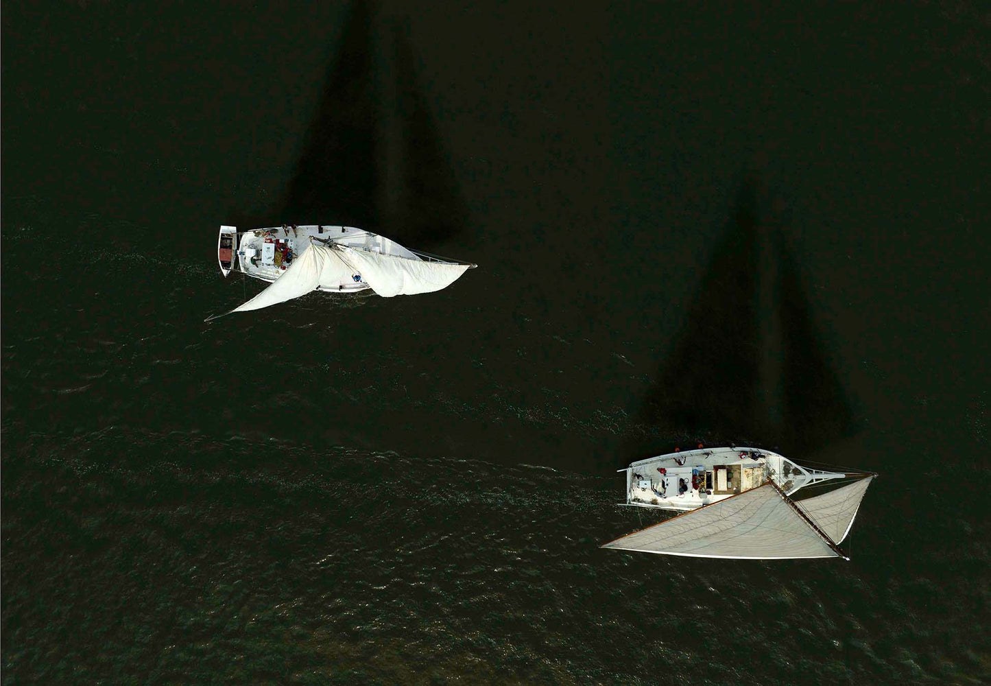 2023 Deal Island Skipjack Races - Shadow Racers -- Digital Print