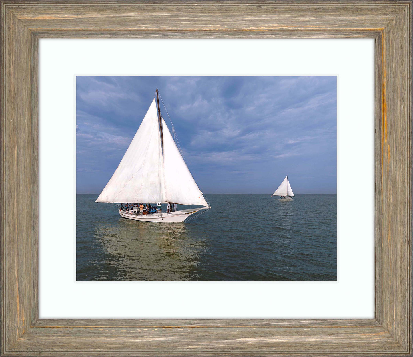 2023 Deal Island Skipjack Races - Somerset v Nathan of Dorchester -- Digital Print