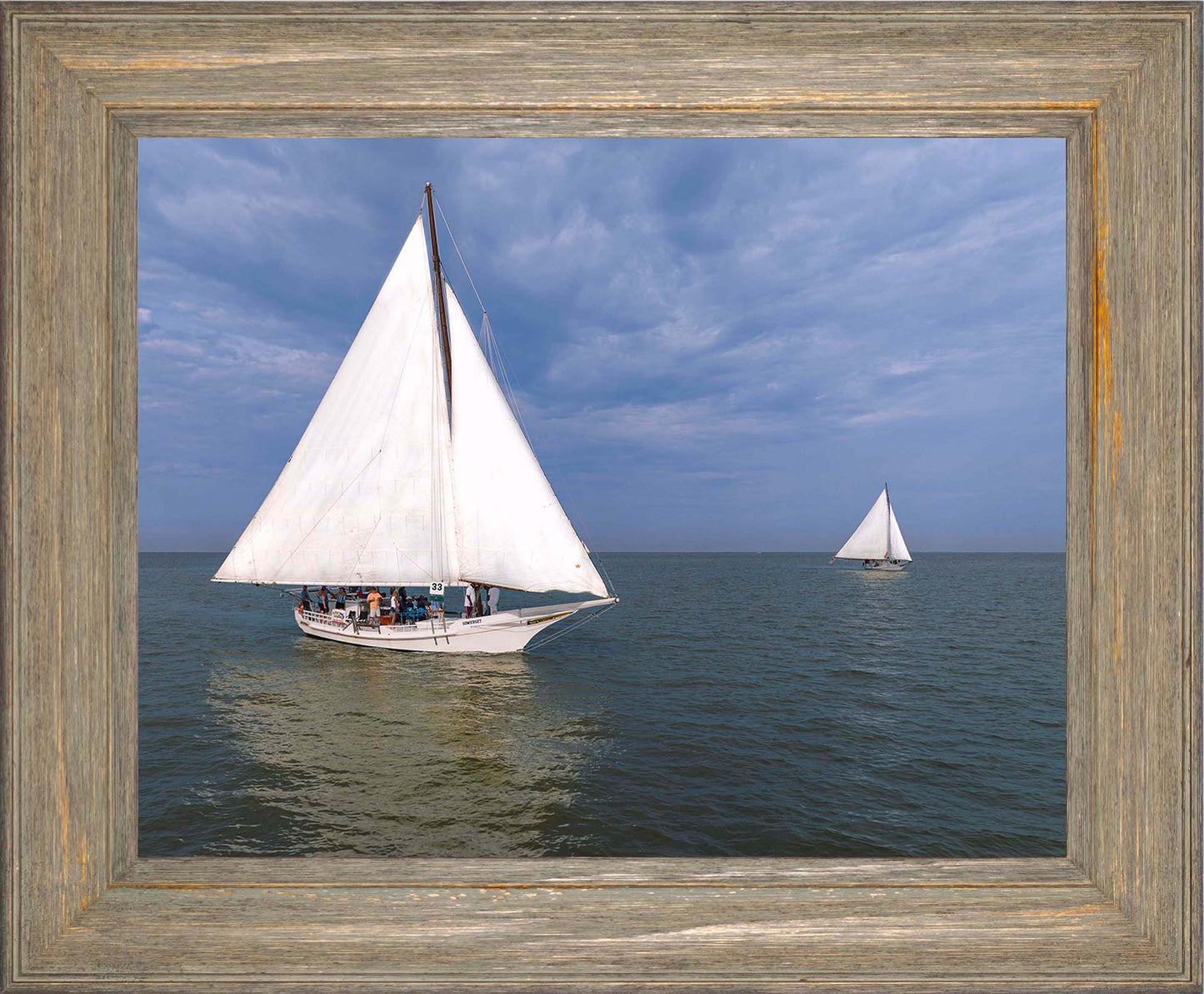 2023 Deal Island Skipjack Races - Somerset v Nathan of Dorchester -- Digital Print