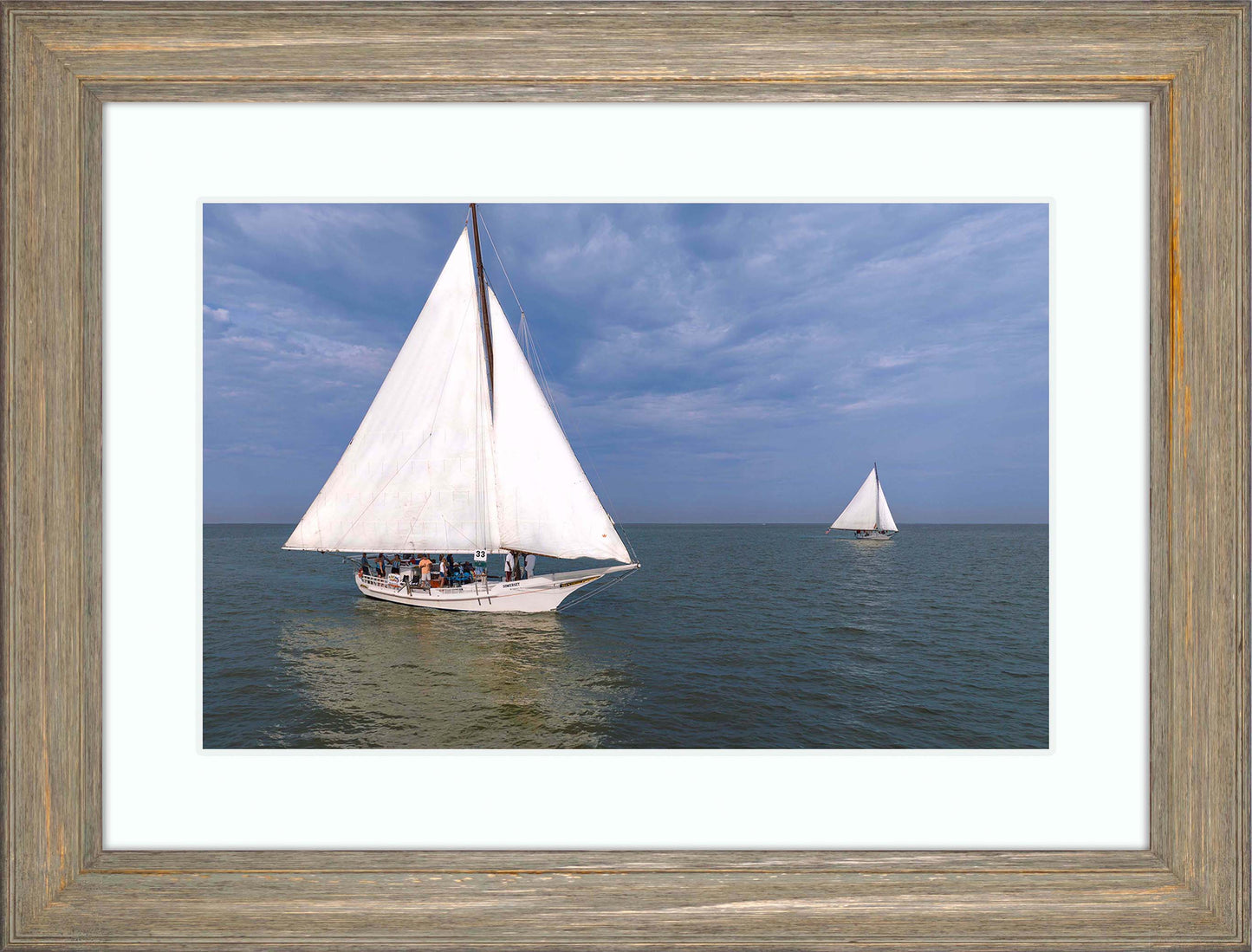 2023 Deal Island Skipjack Races - Somerset v Nathan of Dorchester -- Digital Print