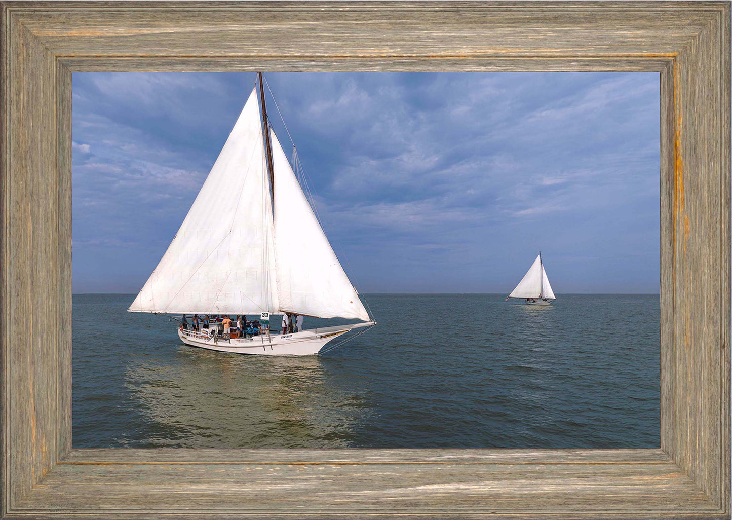 2023 Deal Island Skipjack Races - Somerset v Nathan of Dorchester -- Digital Print