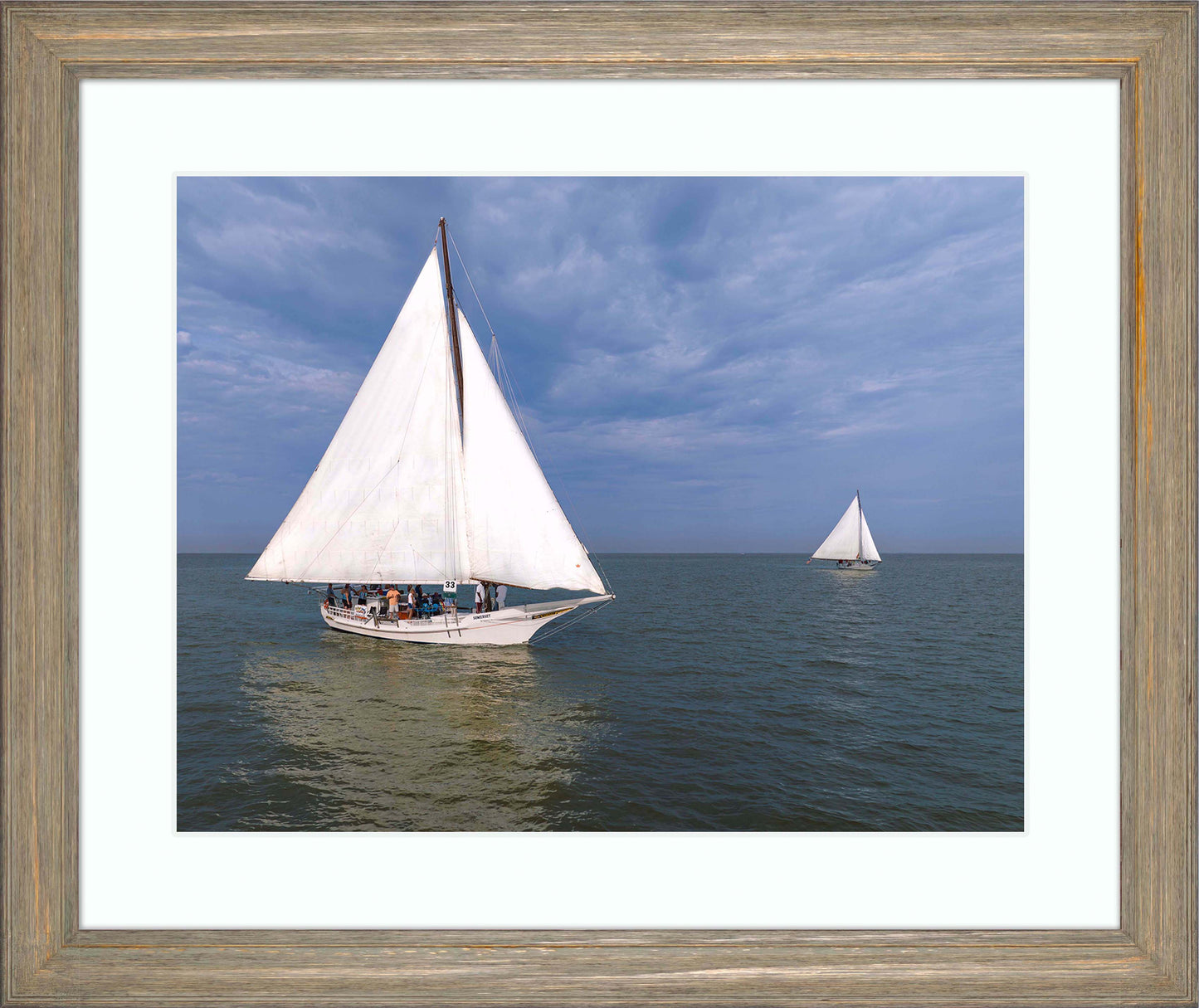 2023 Deal Island Skipjack Races - Somerset v Nathan of Dorchester -- Digital Print