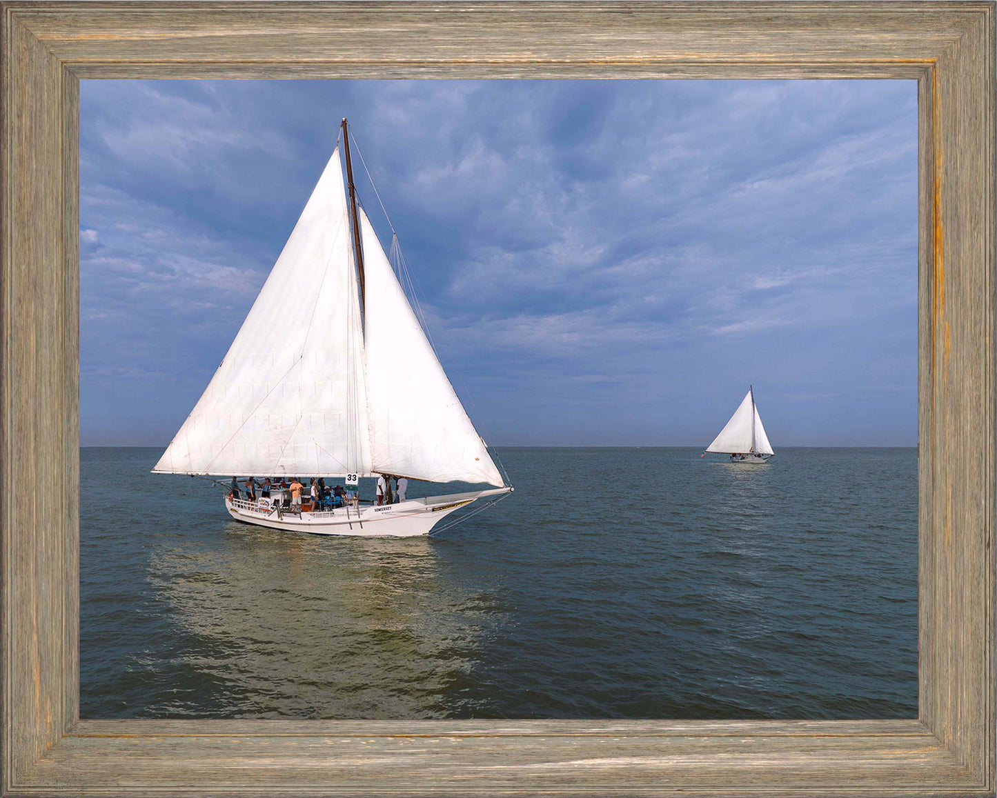 2023 Deal Island Skipjack Races - Somerset v Nathan of Dorchester -- Digital Print
