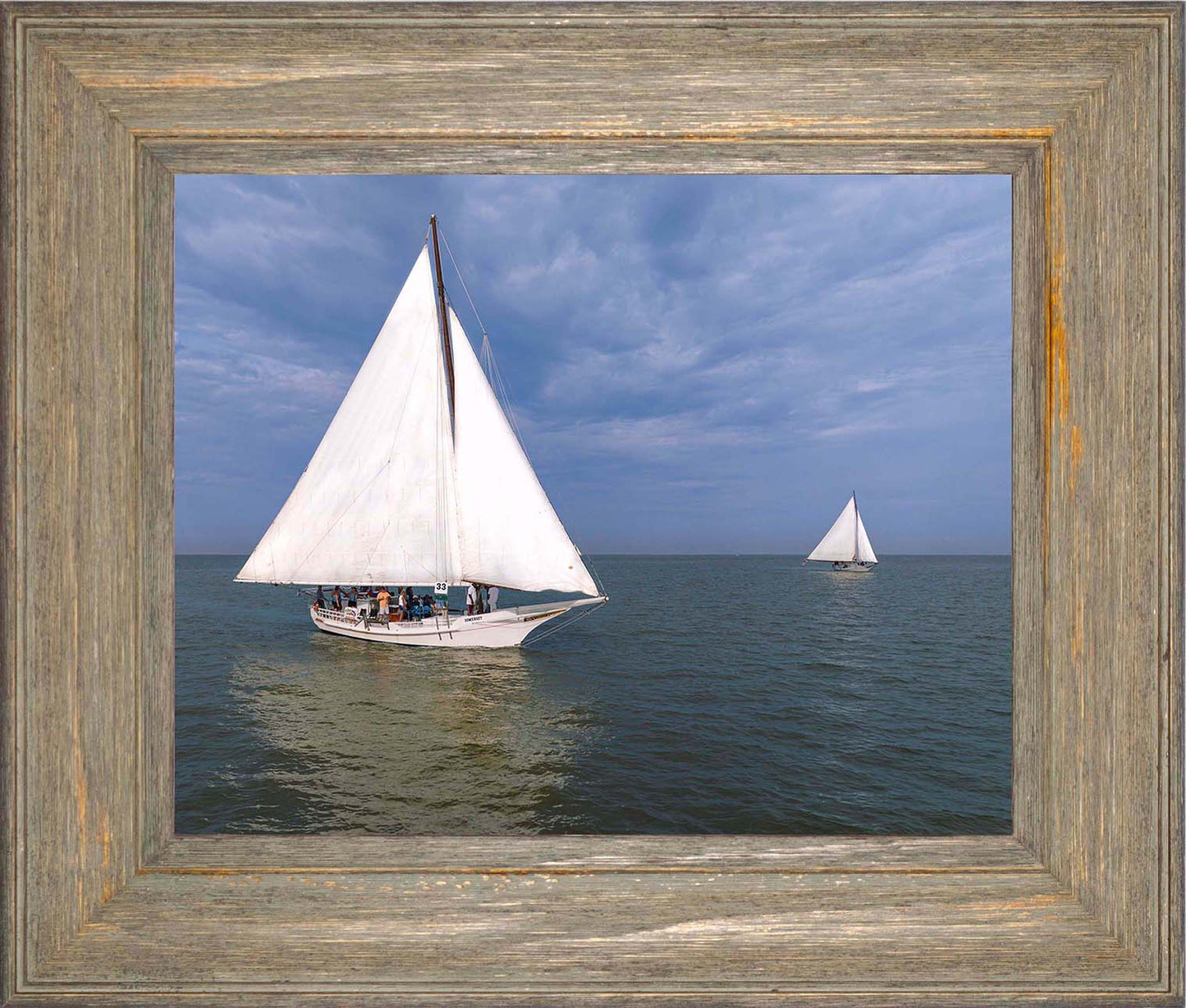 2023 Deal Island Skipjack Races - Somerset v Nathan of Dorchester -- Digital Print