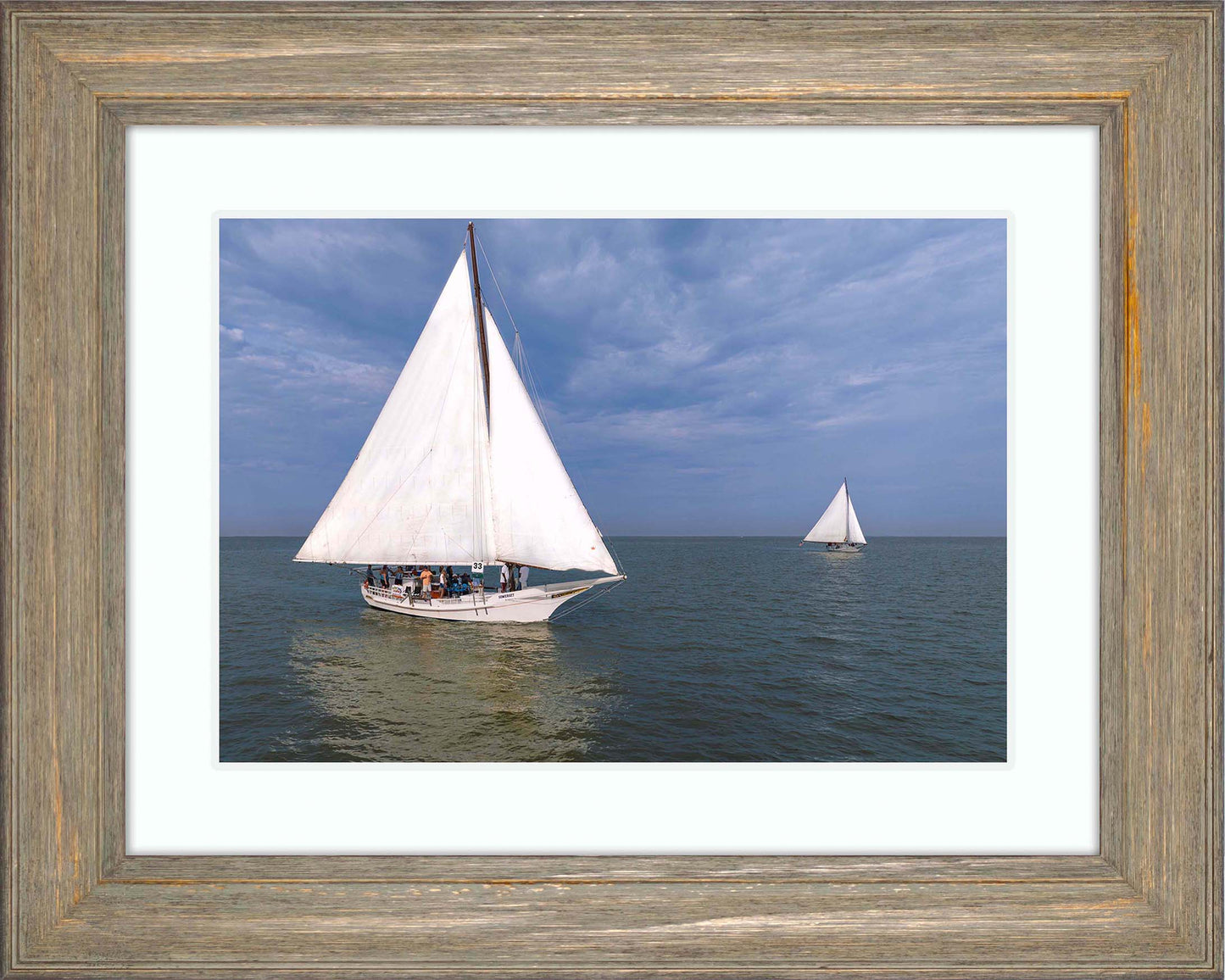 2023 Deal Island Skipjack Races - Somerset v Nathan of Dorchester -- Digital Print