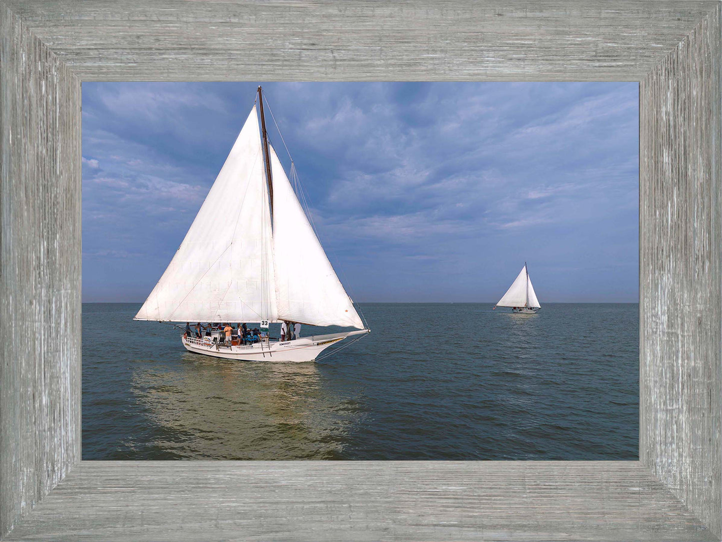 2023 Deal Island Skipjack Races - Somerset v Nathan of Dorchester -- Digital Print