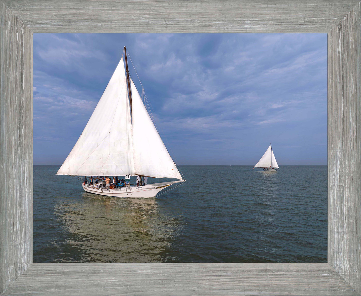 2023 Deal Island Skipjack Races - Somerset v Nathan of Dorchester -- Digital Print