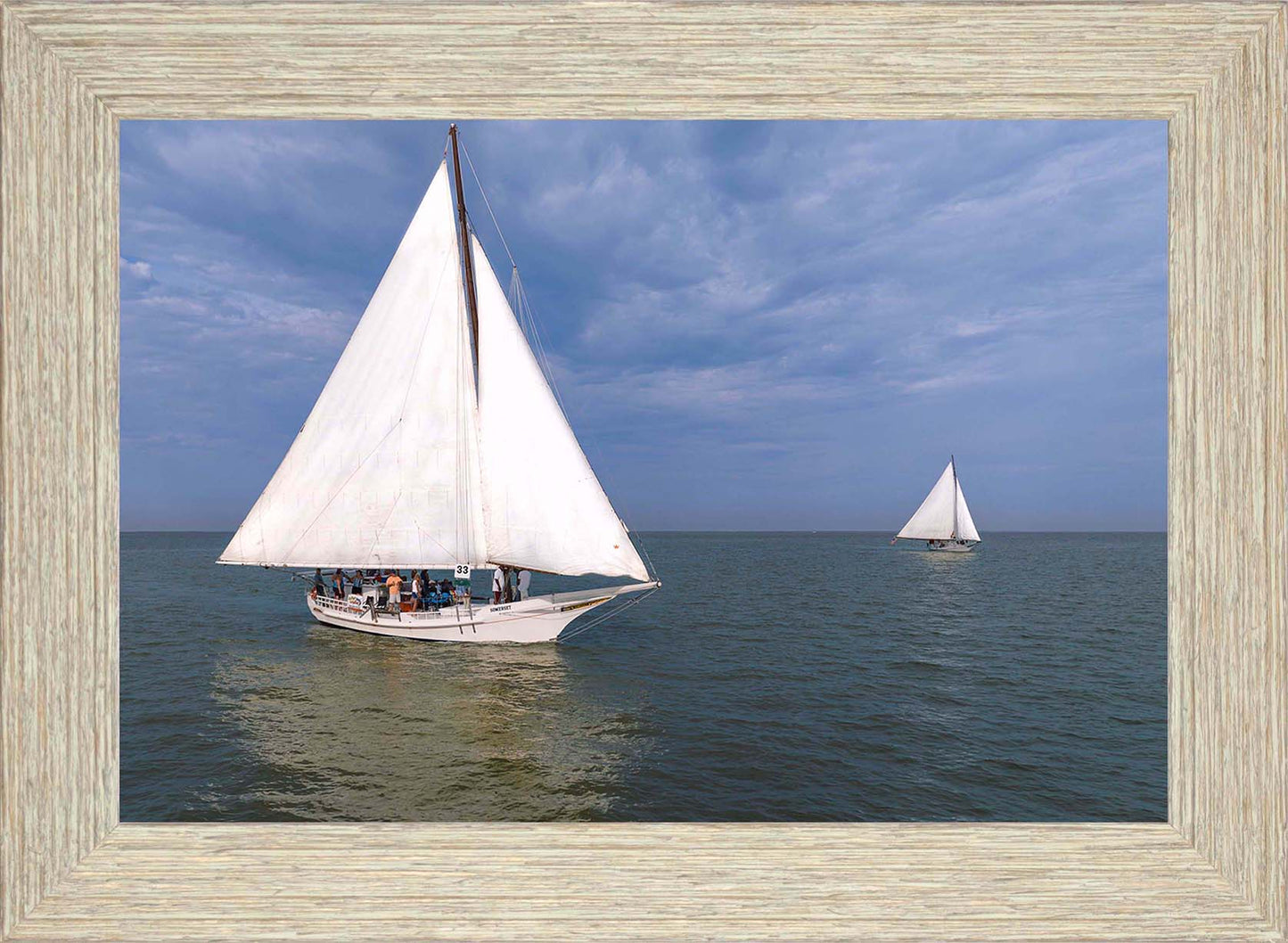 2023 Deal Island Skipjack Races - Somerset v Nathan of Dorchester -- Digital Print