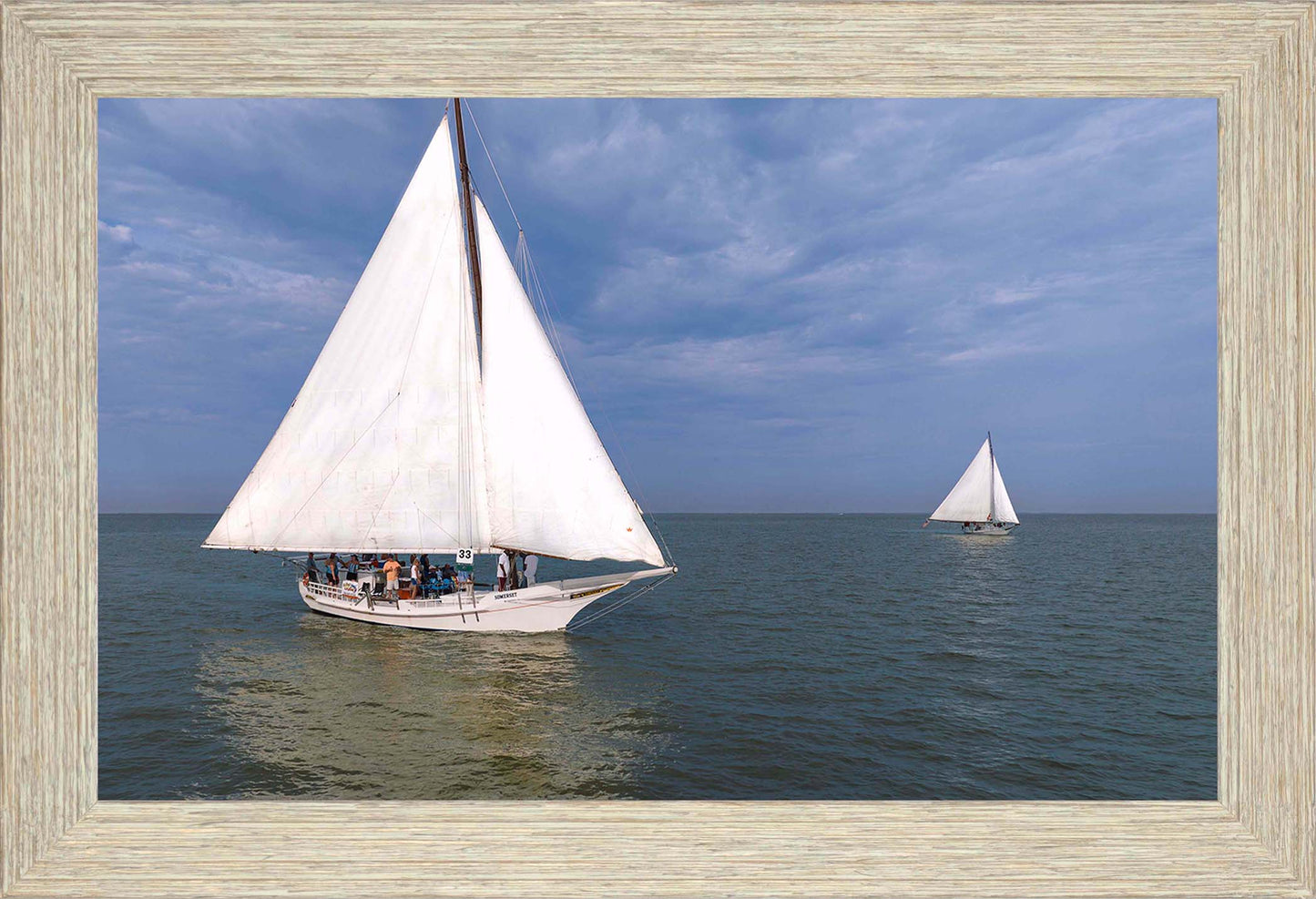 2023 Deal Island Skipjack Races - Somerset v Nathan of Dorchester -- Digital Print