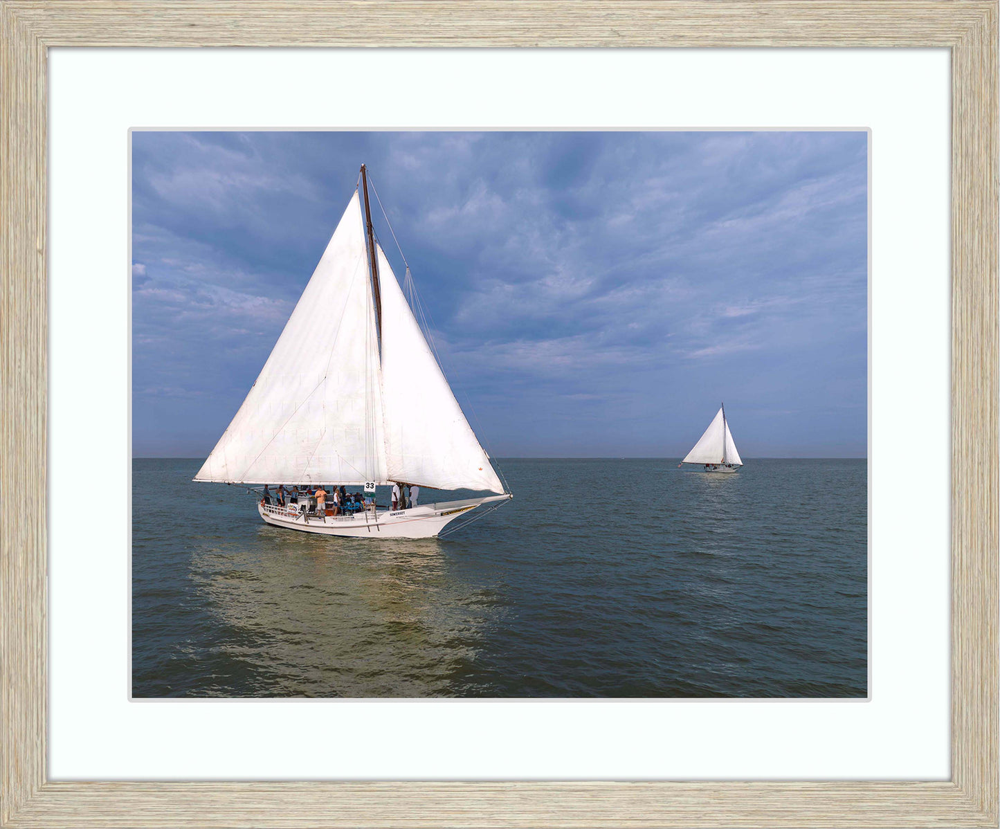 2023 Deal Island Skipjack Races - Somerset v Nathan of Dorchester -- Digital Print