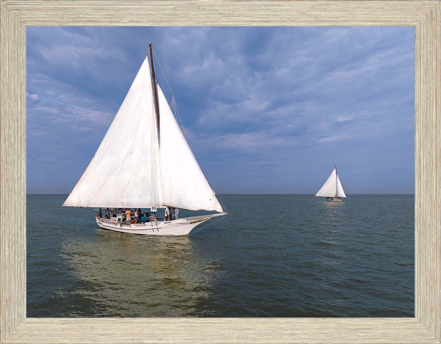 2023 Deal Island Skipjack Races - Somerset v Nathan of Dorchester -- Digital Print