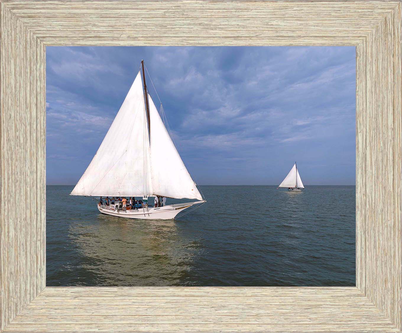 2023 Deal Island Skipjack Races - Somerset v Nathan of Dorchester -- Digital Print