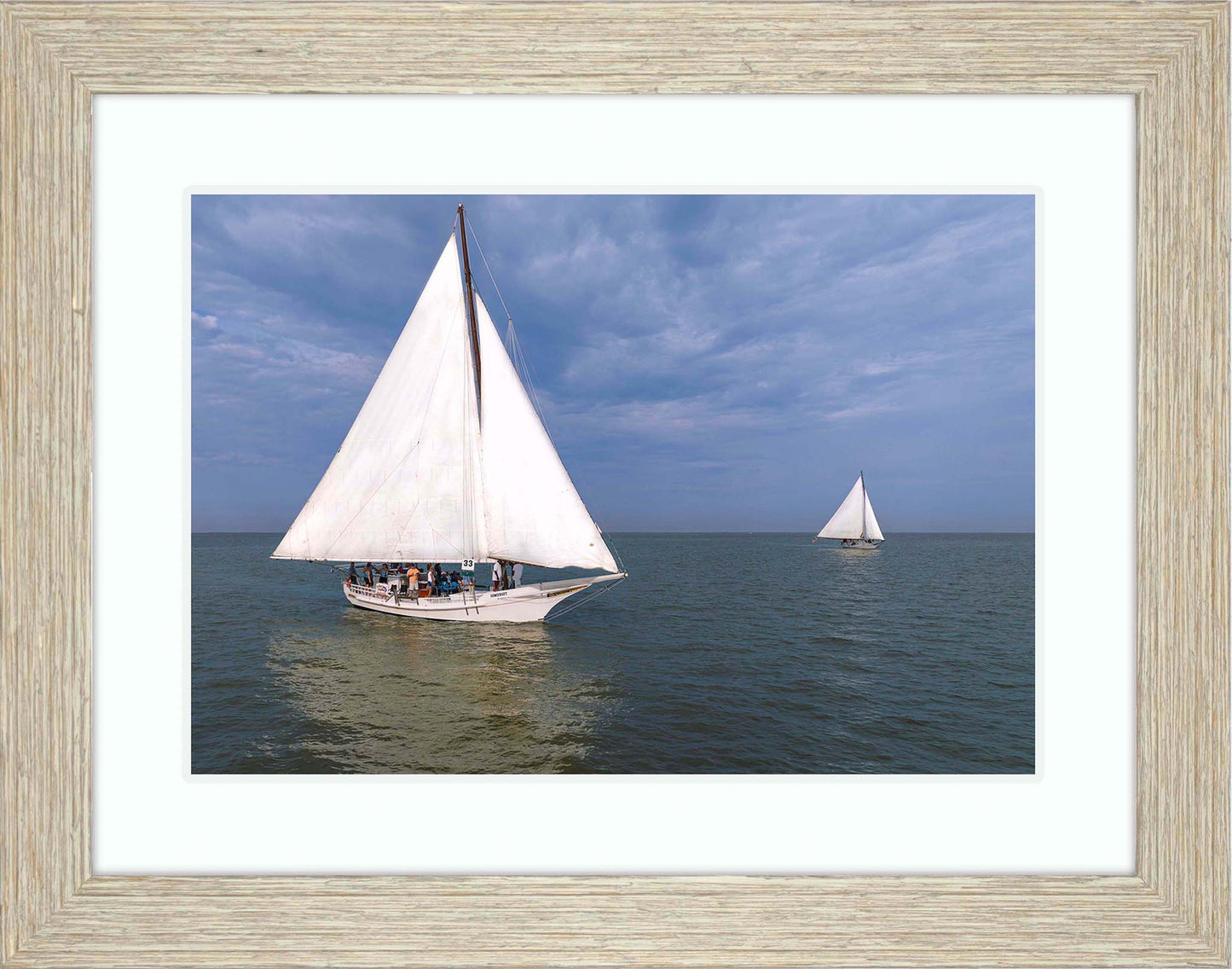 2023 Deal Island Skipjack Races - Somerset v Nathan of Dorchester -- Digital Print