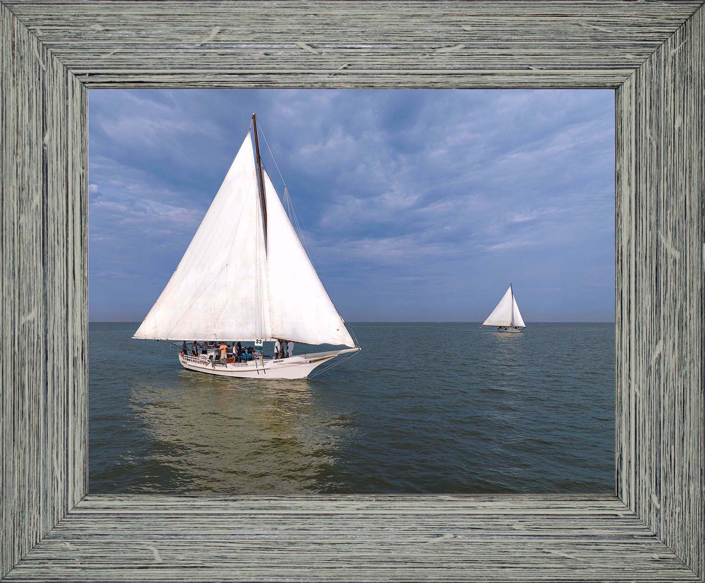 2023 Deal Island Skipjack Races - Somerset v Nathan of Dorchester -- Digital Print