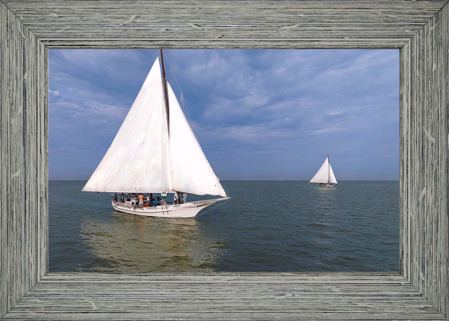 2023 Deal Island Skipjack Races - Somerset v Nathan of Dorchester -- Digital Print