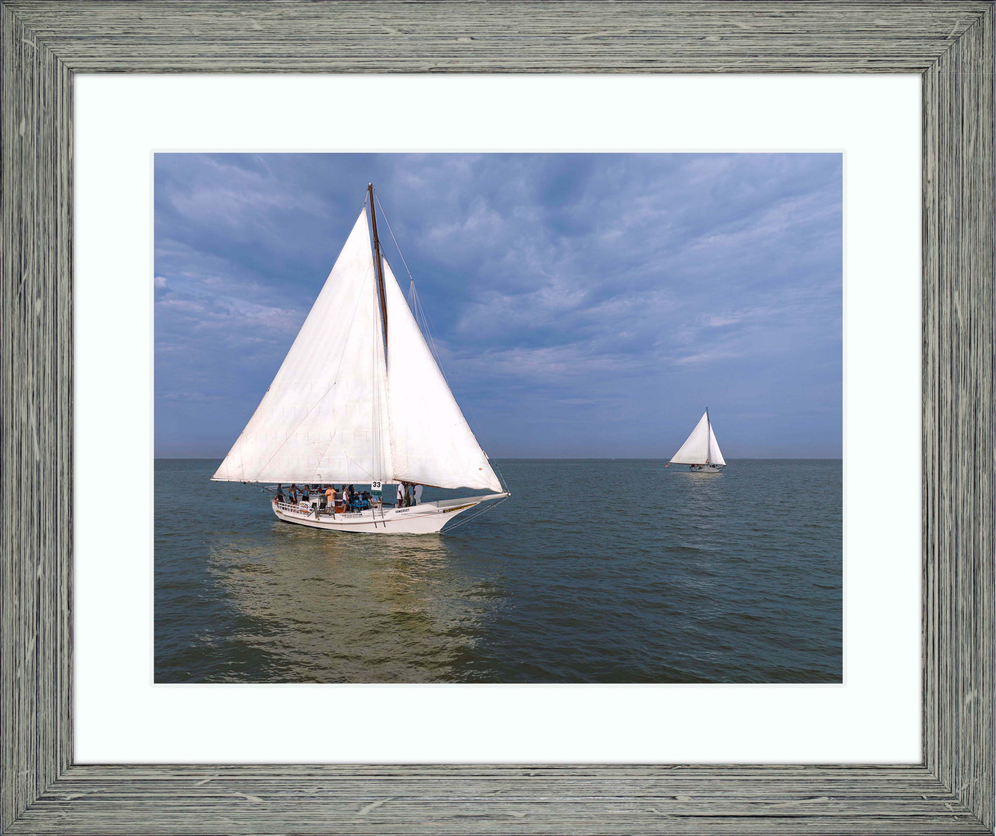 2023 Deal Island Skipjack Races - Somerset v Nathan of Dorchester -- Digital Print