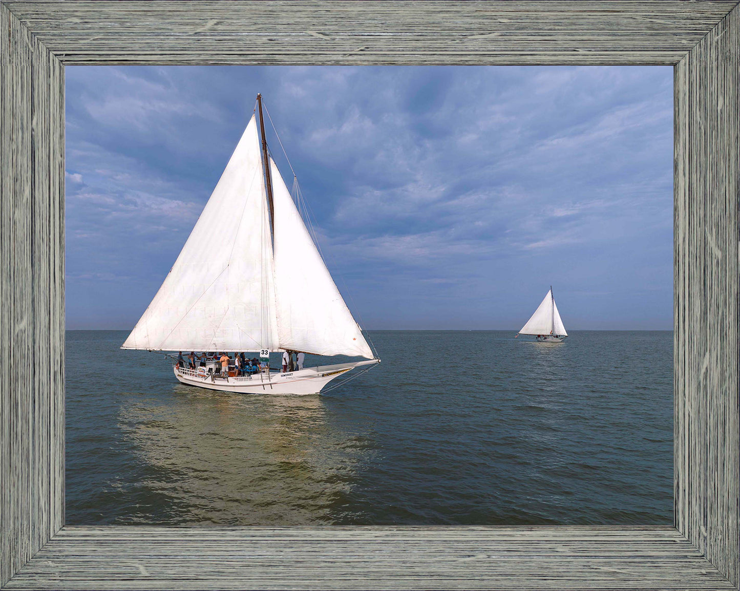 2023 Deal Island Skipjack Races - Somerset v Nathan of Dorchester -- Digital Print